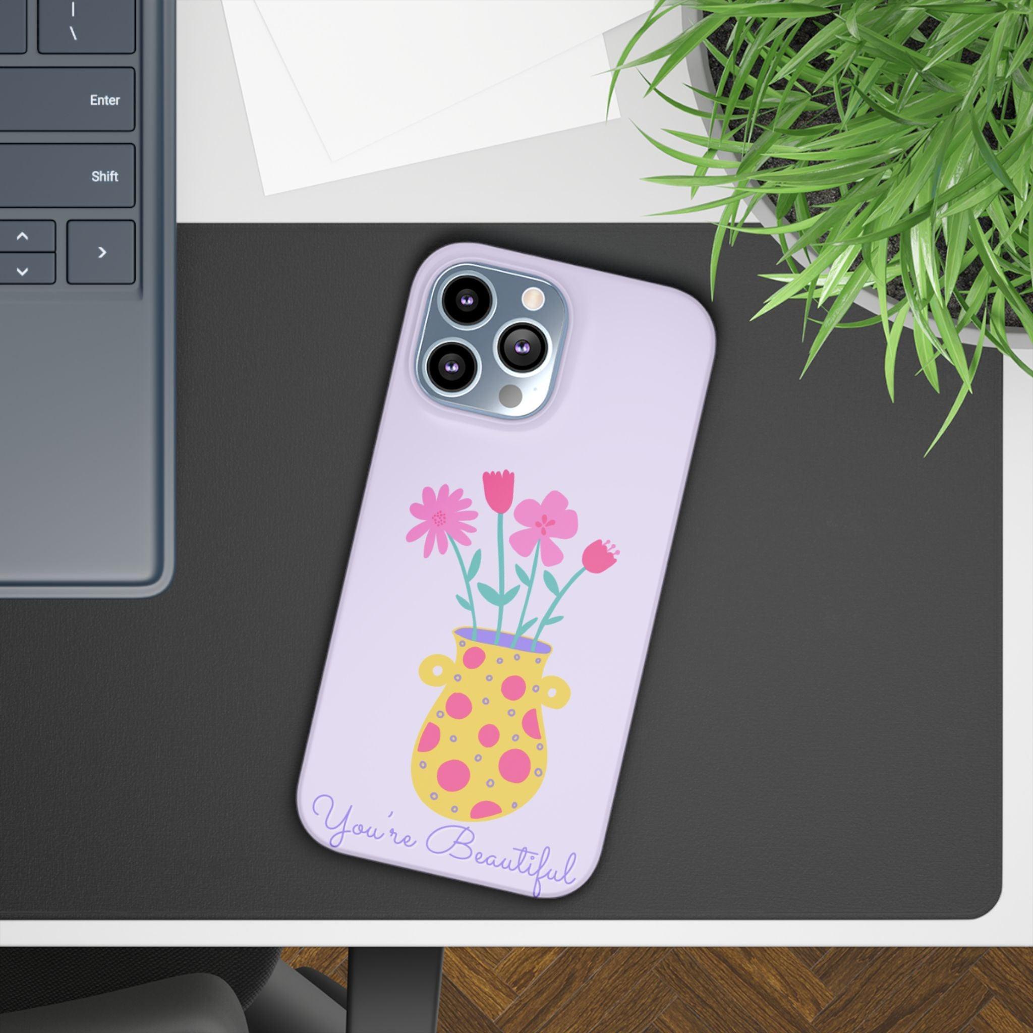 Floral Pot Phone Case – Bloom with Style Everywhere You Go