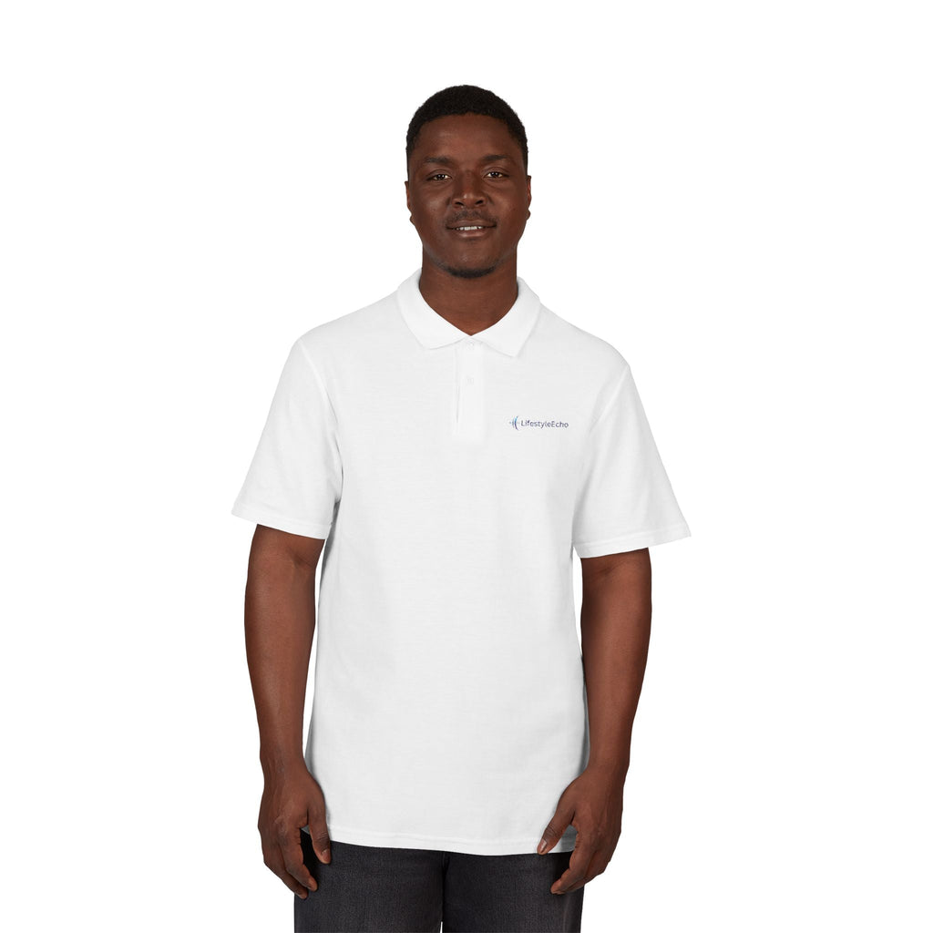 Embroidered Classic Pique Polo — LifestyleEchol Chest Logo