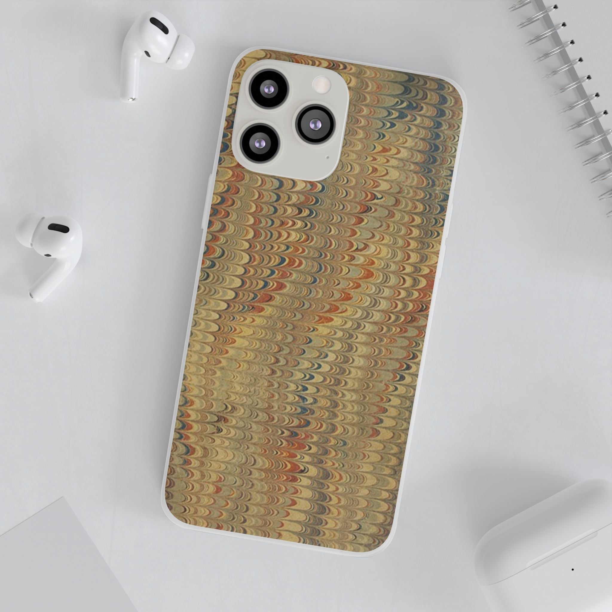 Golden Fall Neutrals Italian Marbled Design Stylish Phone Cases