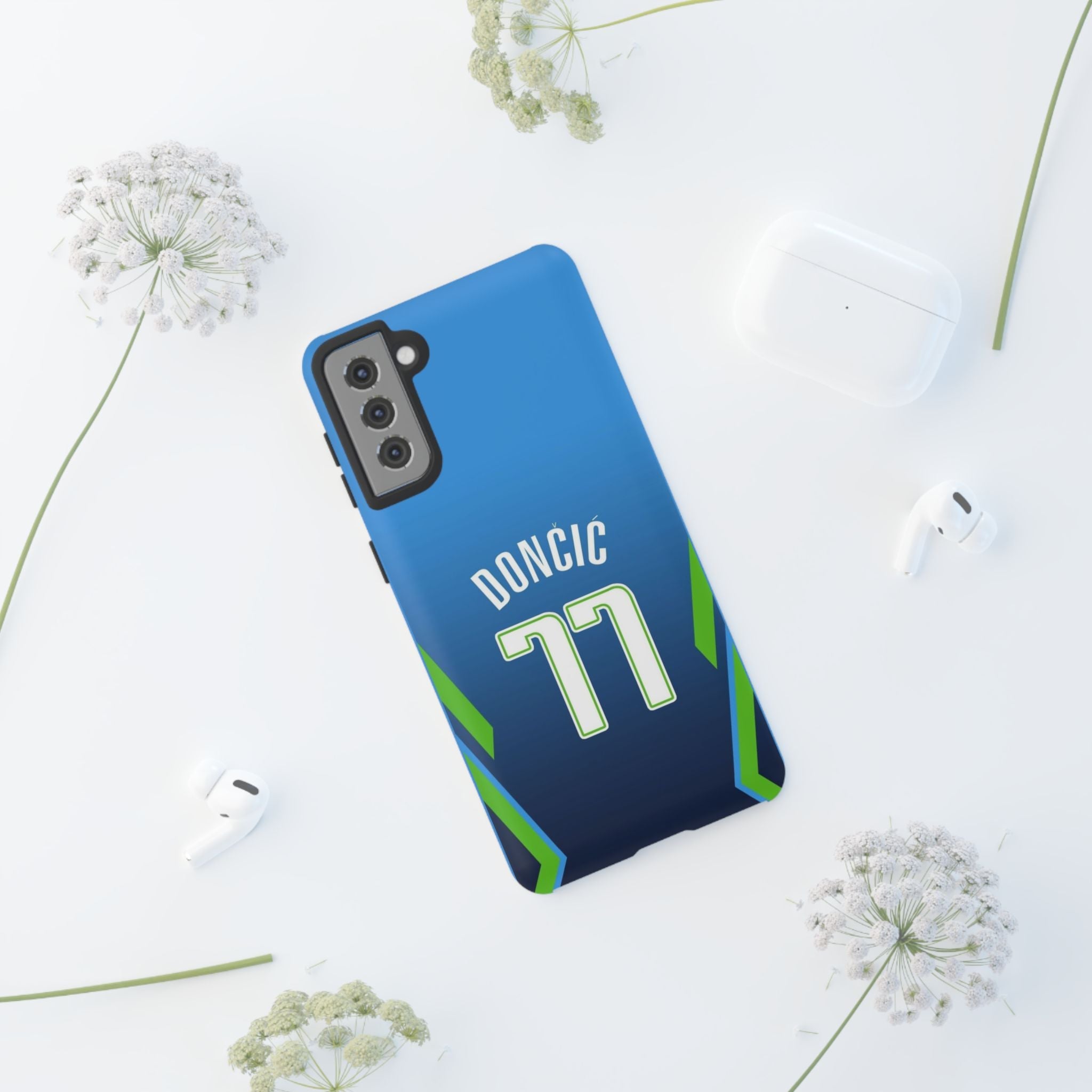 Luka Dončić Ice Vision Edition – Rugged Dual-Layer Build, Slim Fit | Compatible with iPhone 8–16 Pro Max & Samsung Galaxy S10–S25 Ultra