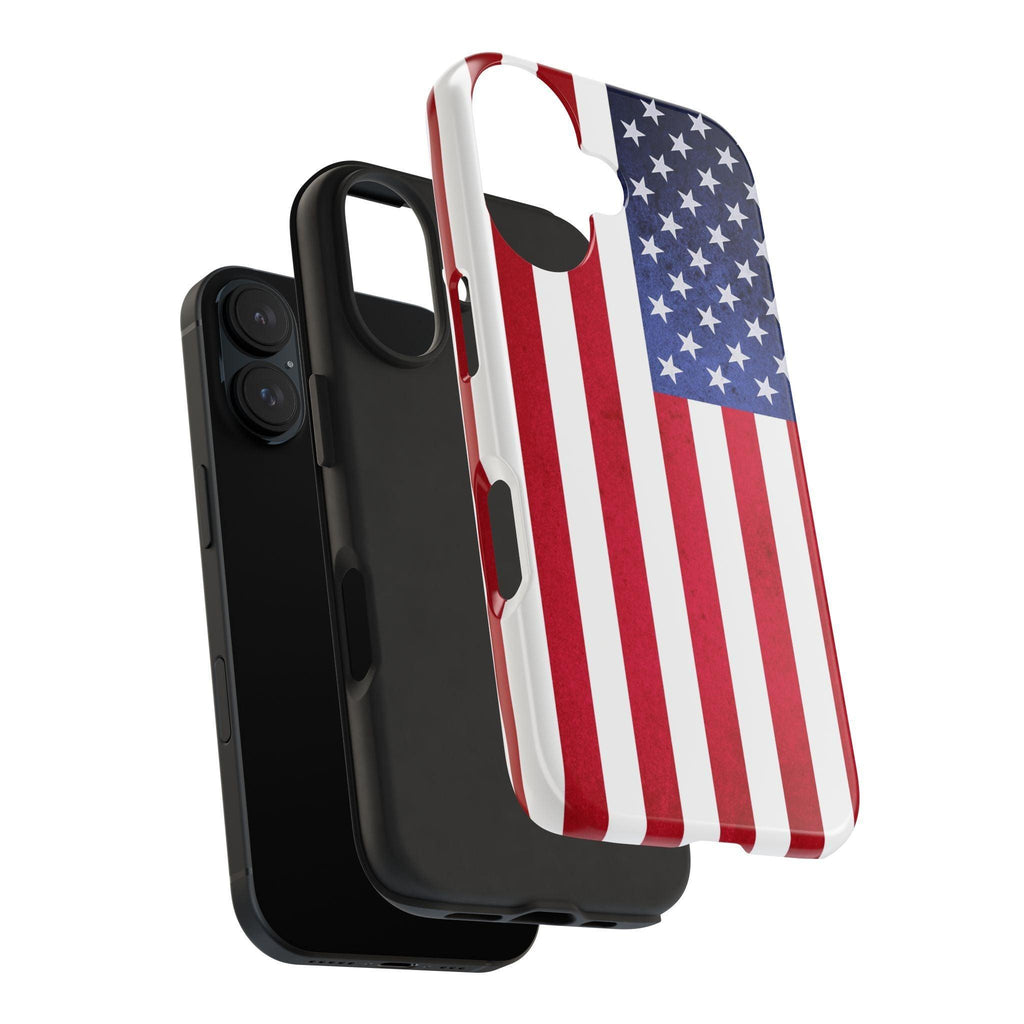 USA Flag Printed Tough Phone Cases