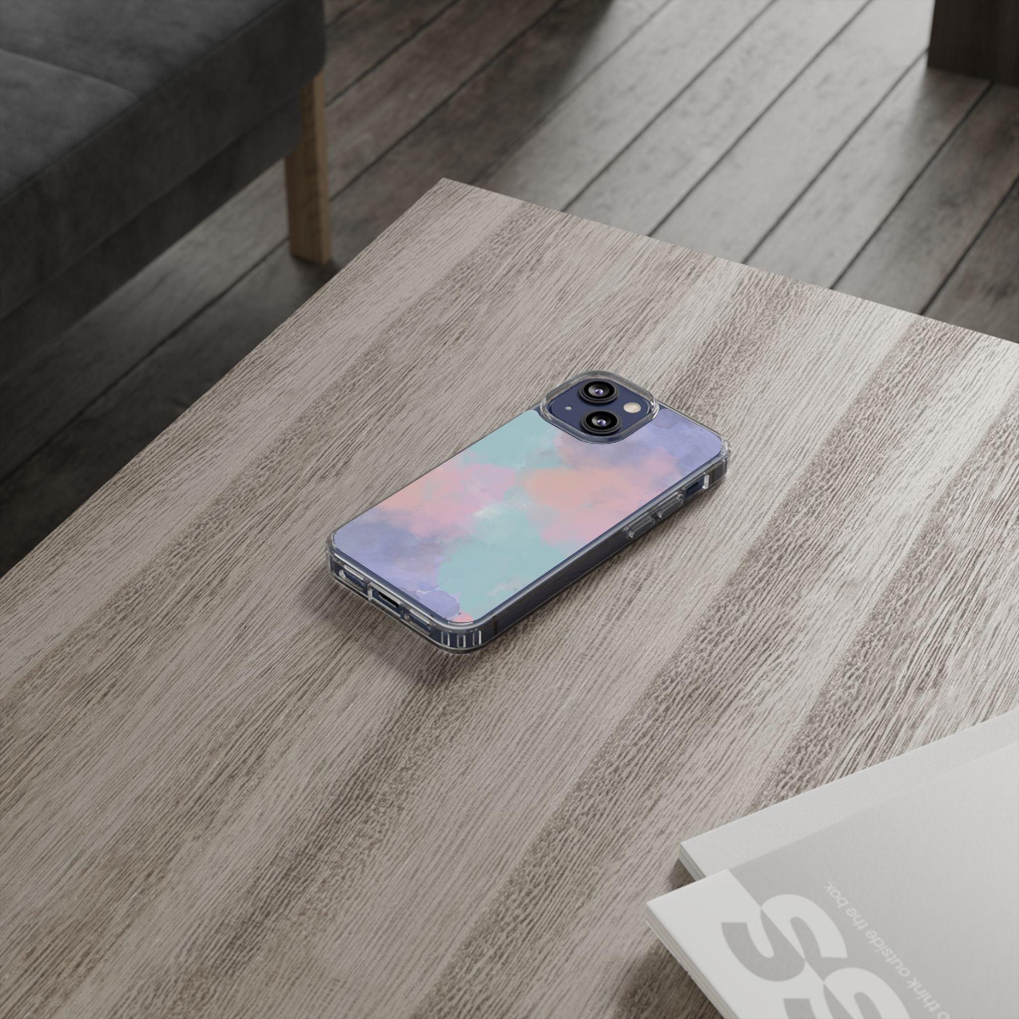 Shades of Pastel Clear Cases