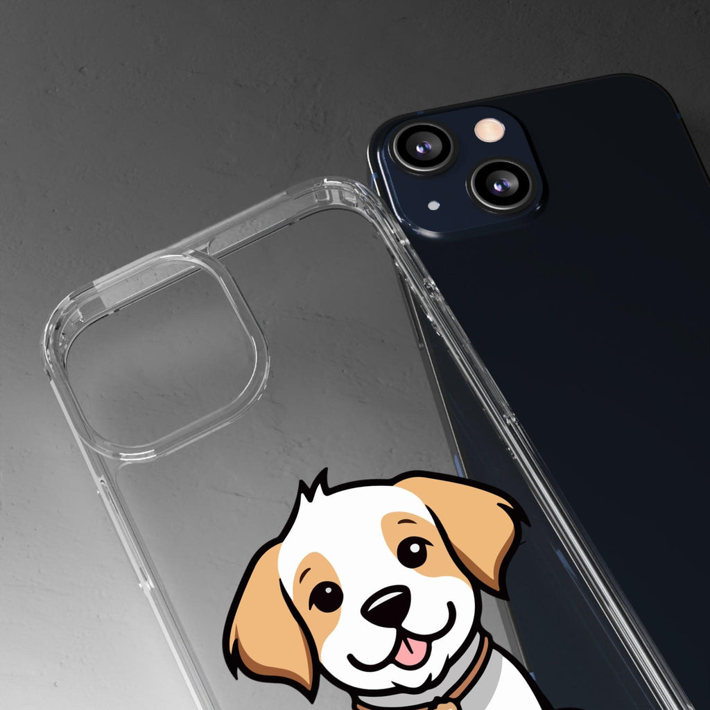 Clear Cases With Dog Printed
