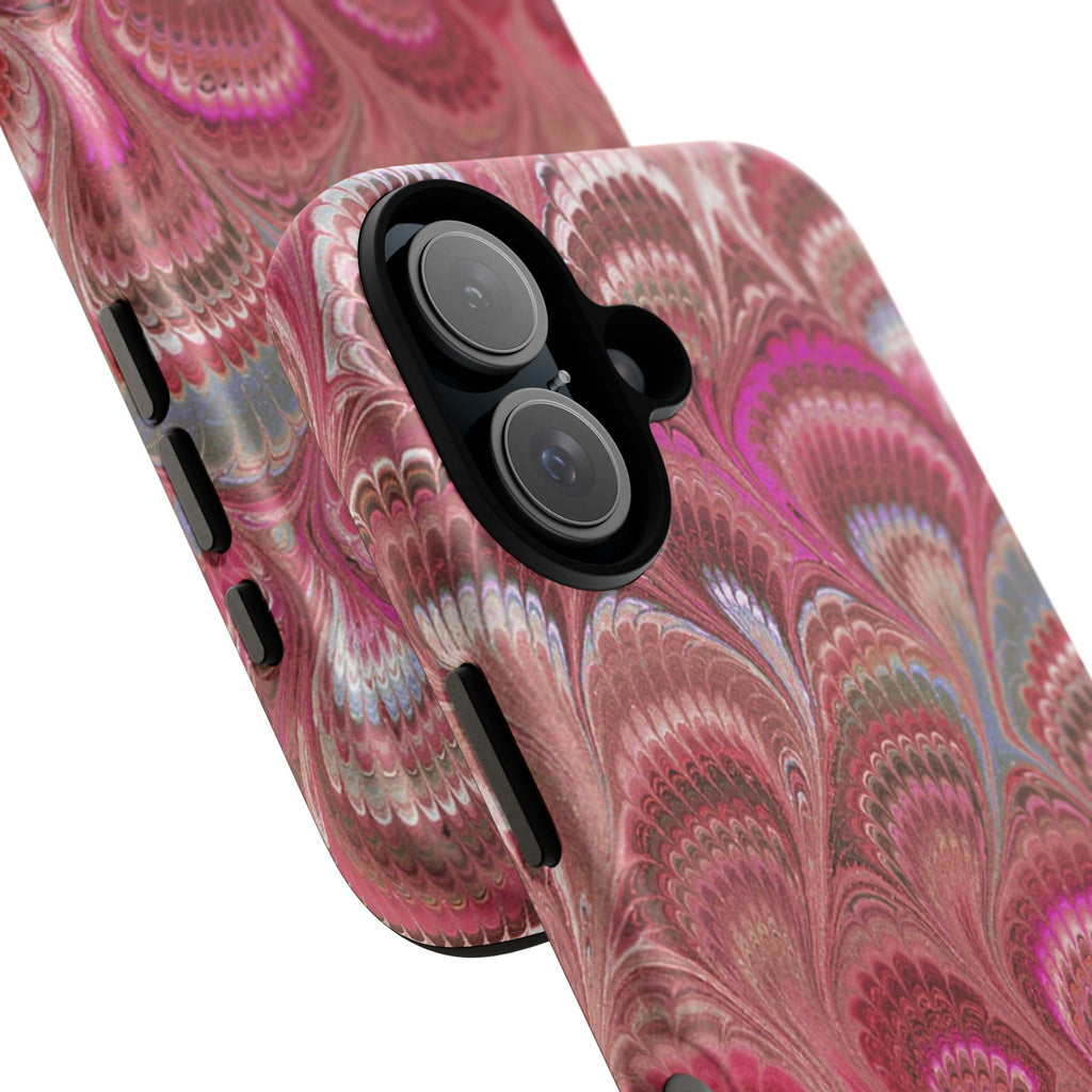Shades of Pink Marbled Phone Case —  Dual Layer - Tough Protective Phone Cover