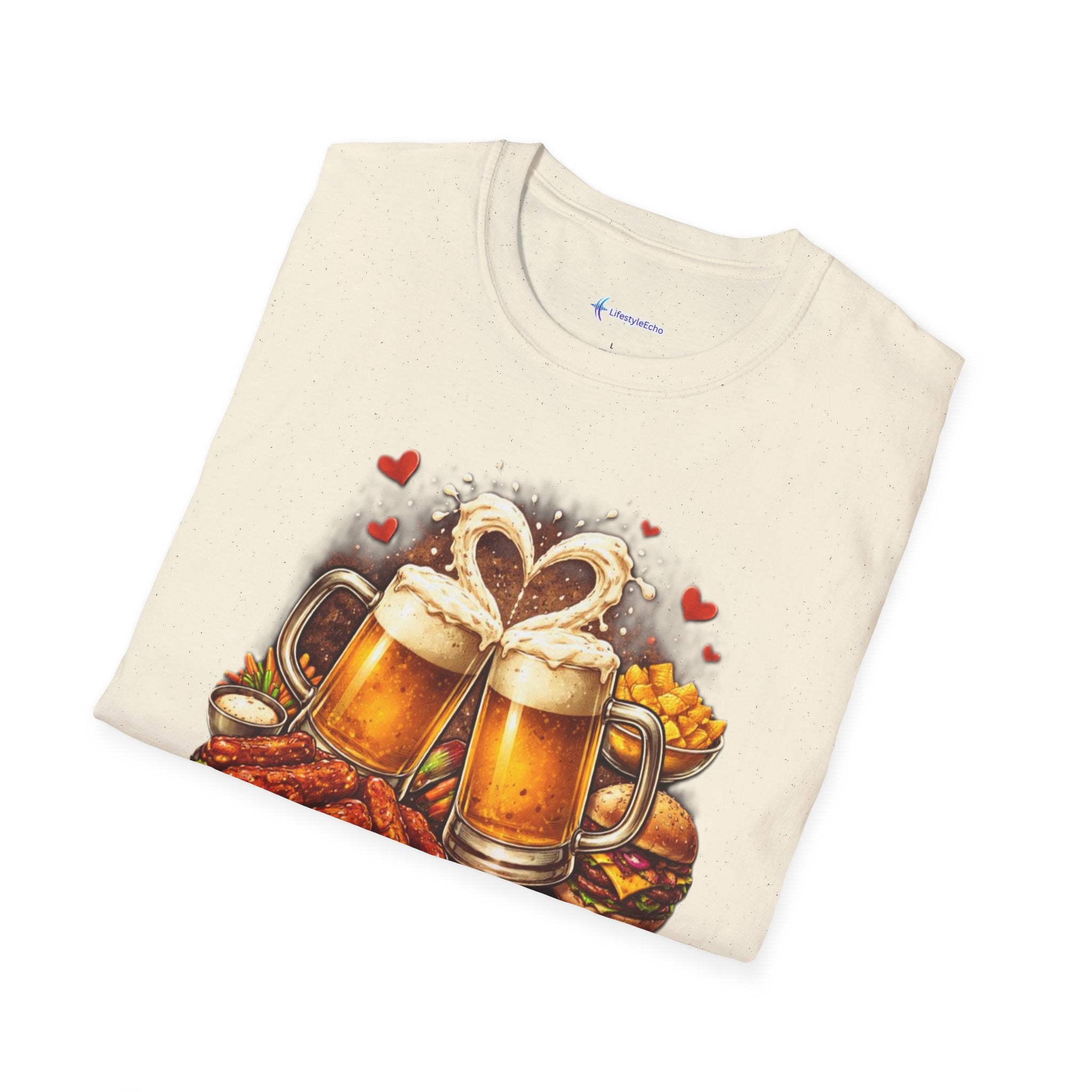 Food & Beer Valentine's T-Shirt - My One True Love