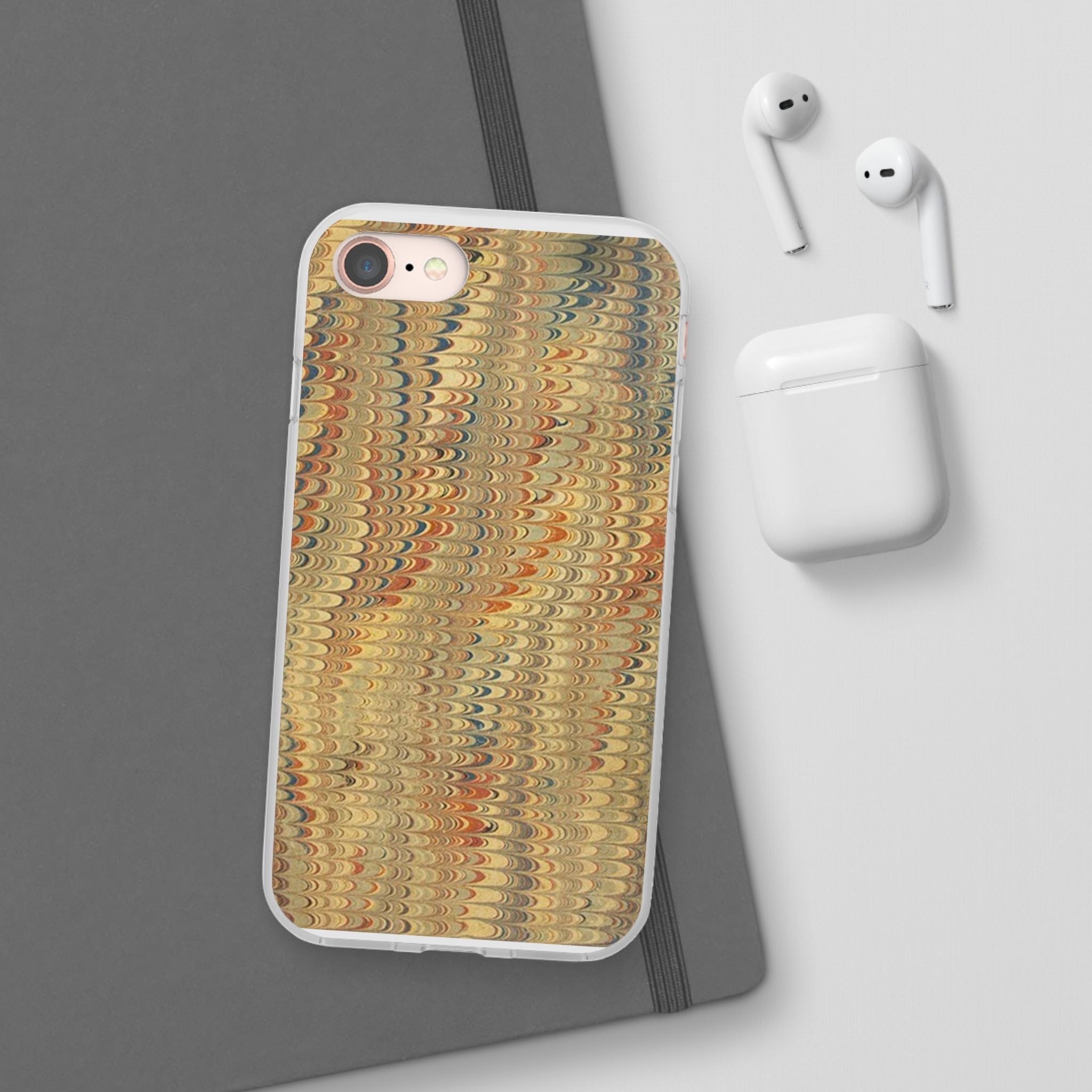 Golden Fall Neutrals Italian Marbled Design Stylish Phone Cases