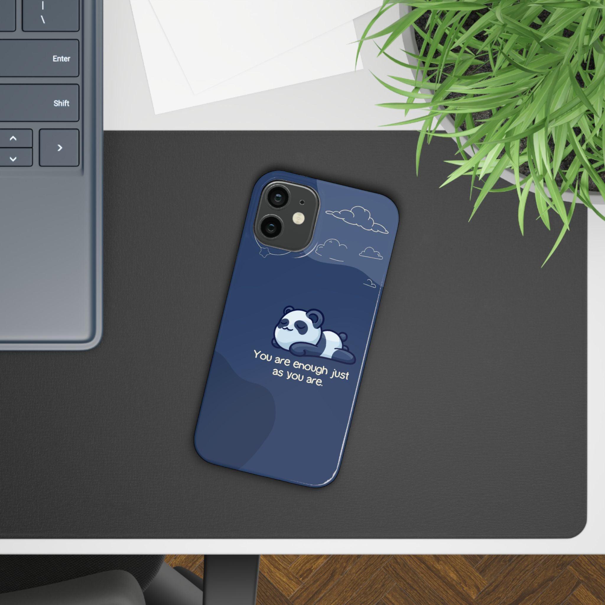 Panda Dreams Phone Case – Cozy Vibes & Inspiring Words