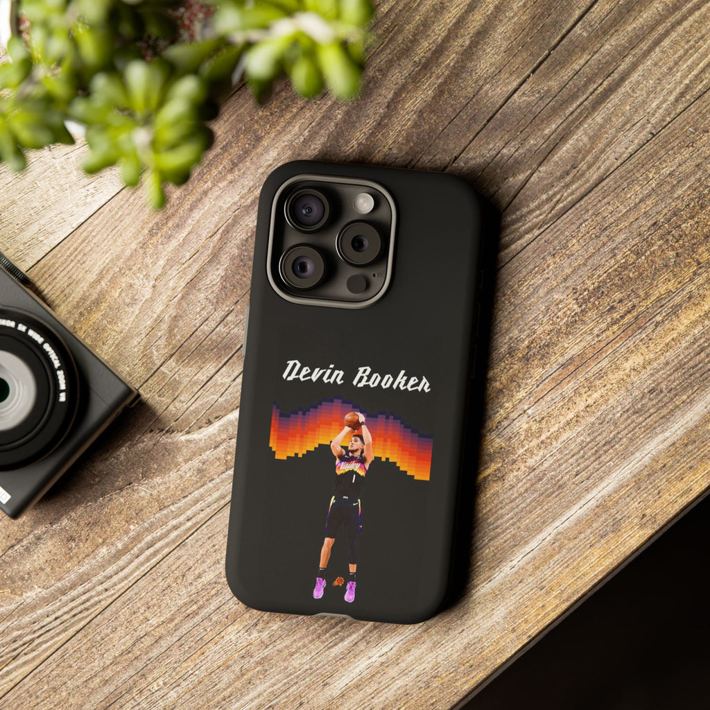 Devin Booker Precision Blaze Series – Dual-Layer ShockGuard Protection | Fits iPhone 8–16 Pro Max & Samsung Galaxy S10–S25 Ultra