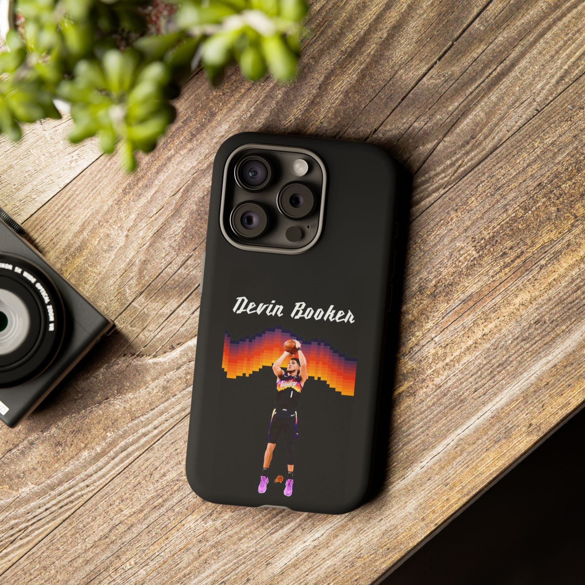 Devin Booker Precision Blaze Series – Dual-Layer ShockGuard Protection | Fits iPhone 8–16 Pro Max & Samsung Galaxy S10–S25 Ultra