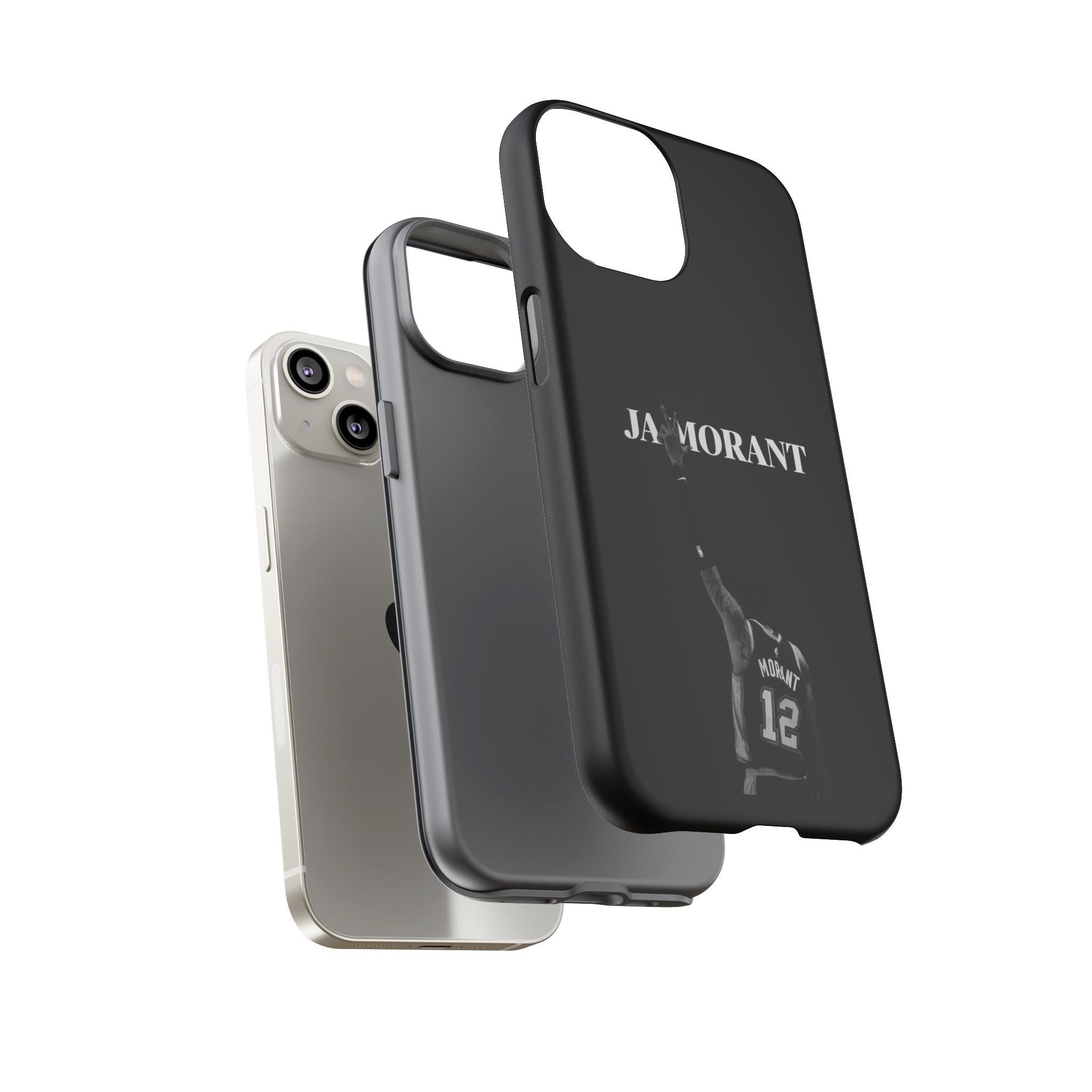 Ja Morant Explosive Drive Series – Shock-Absorbing Dual-Layer Case | Compatible with iPhone 8–16 Pro Max & Samsung Galaxy S10–S25 Ultra