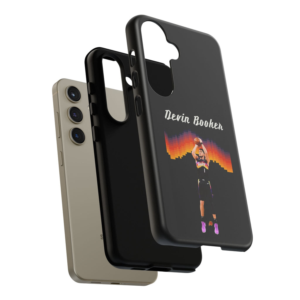 Devin Booker Precision Blaze Series – Dual-Layer ShockGuard Protection | Fits iPhone 8–16 Pro Max & Samsung Galaxy S10–S25 Ultra