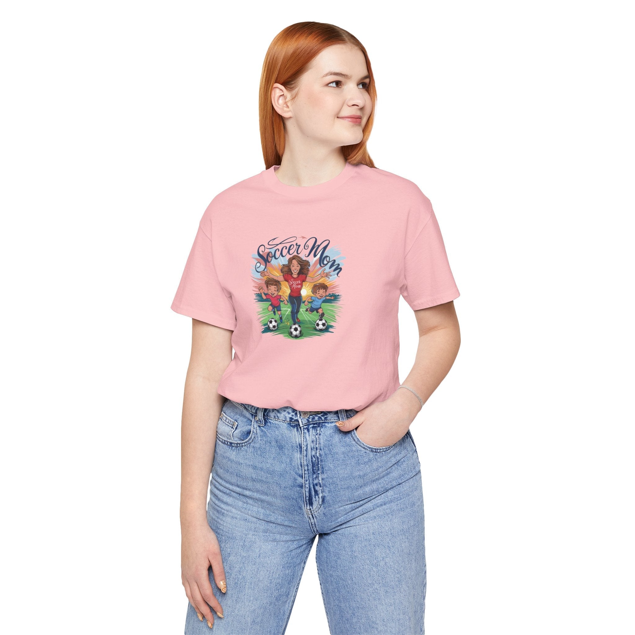 Soccer Mom Short Sleeve Tee - Soft Cotton Unisex - DipaliZ