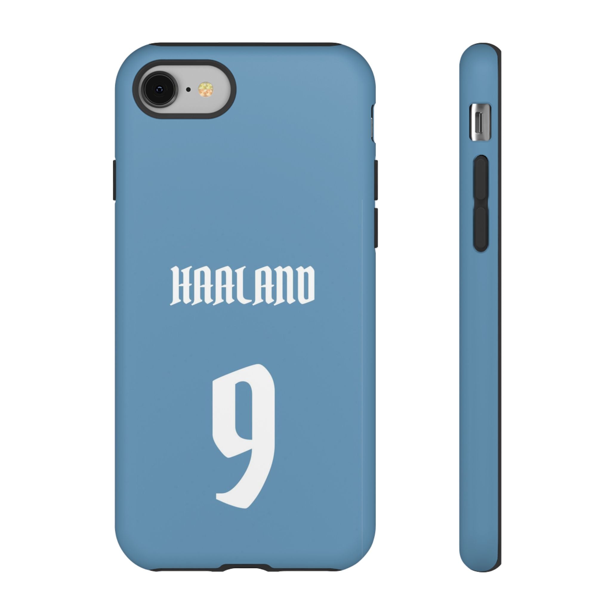 Erling Haaland PowerStrike – Rugged Dual-Layer Protection & Slim Profile | Compatible with iPhone 8 to 16 Pro Max & Samsung Galaxy S10 to S25 Ultra