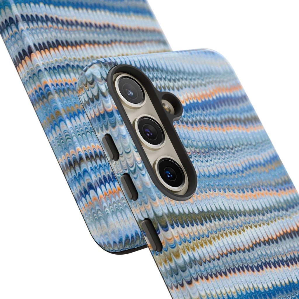 Blue Marbled Vintage Marbled Design - Tough Cases