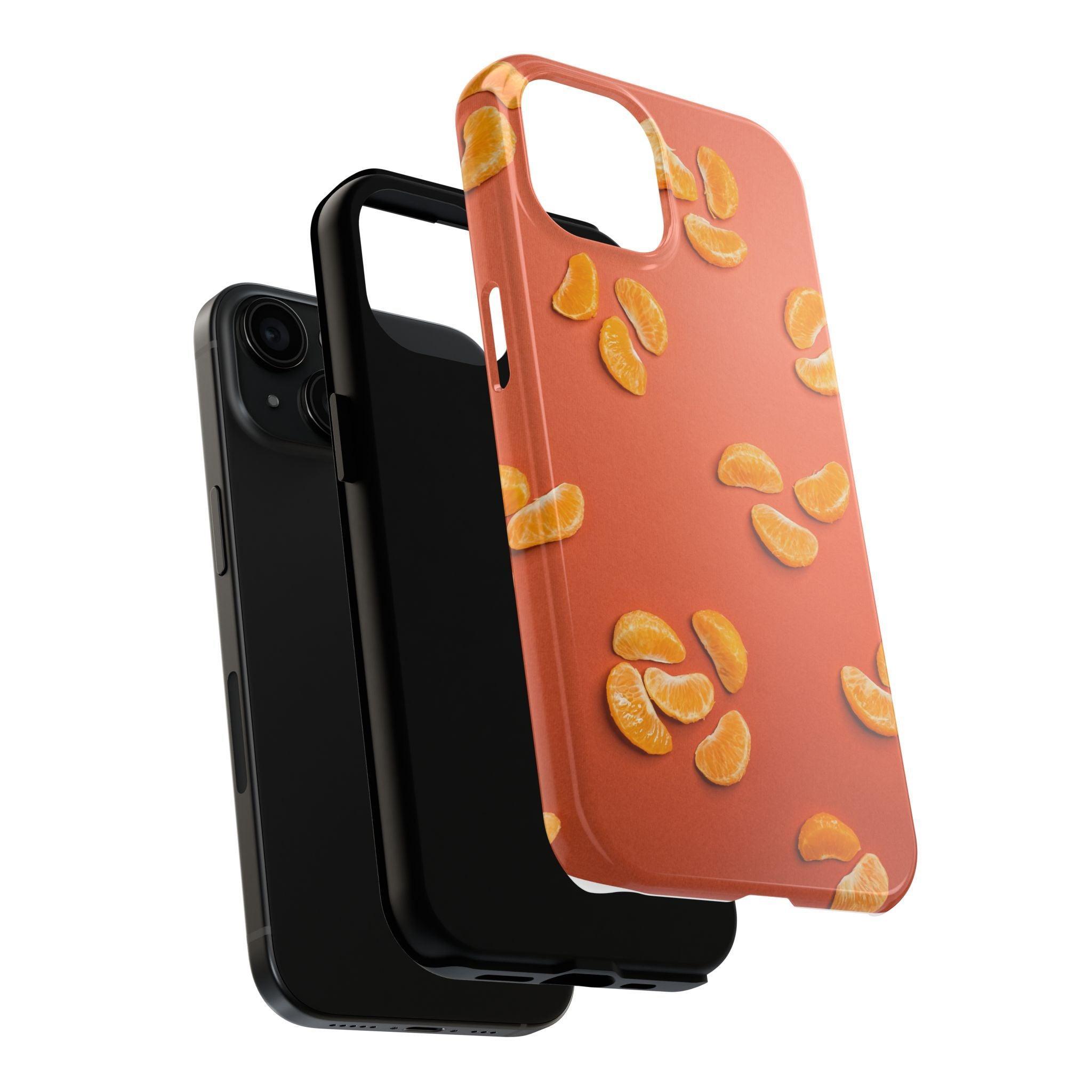 Peal Oranges printed Tough Phone Cases