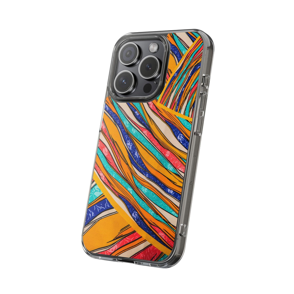 Clear Cases Stripes of  Powerful Colors