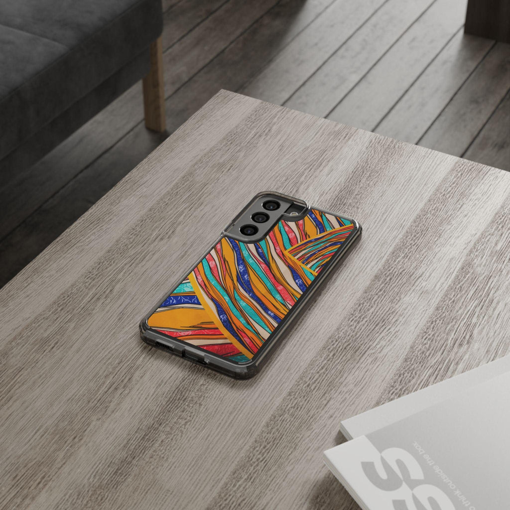 Clear Cases Stripes of  Powerful Colors