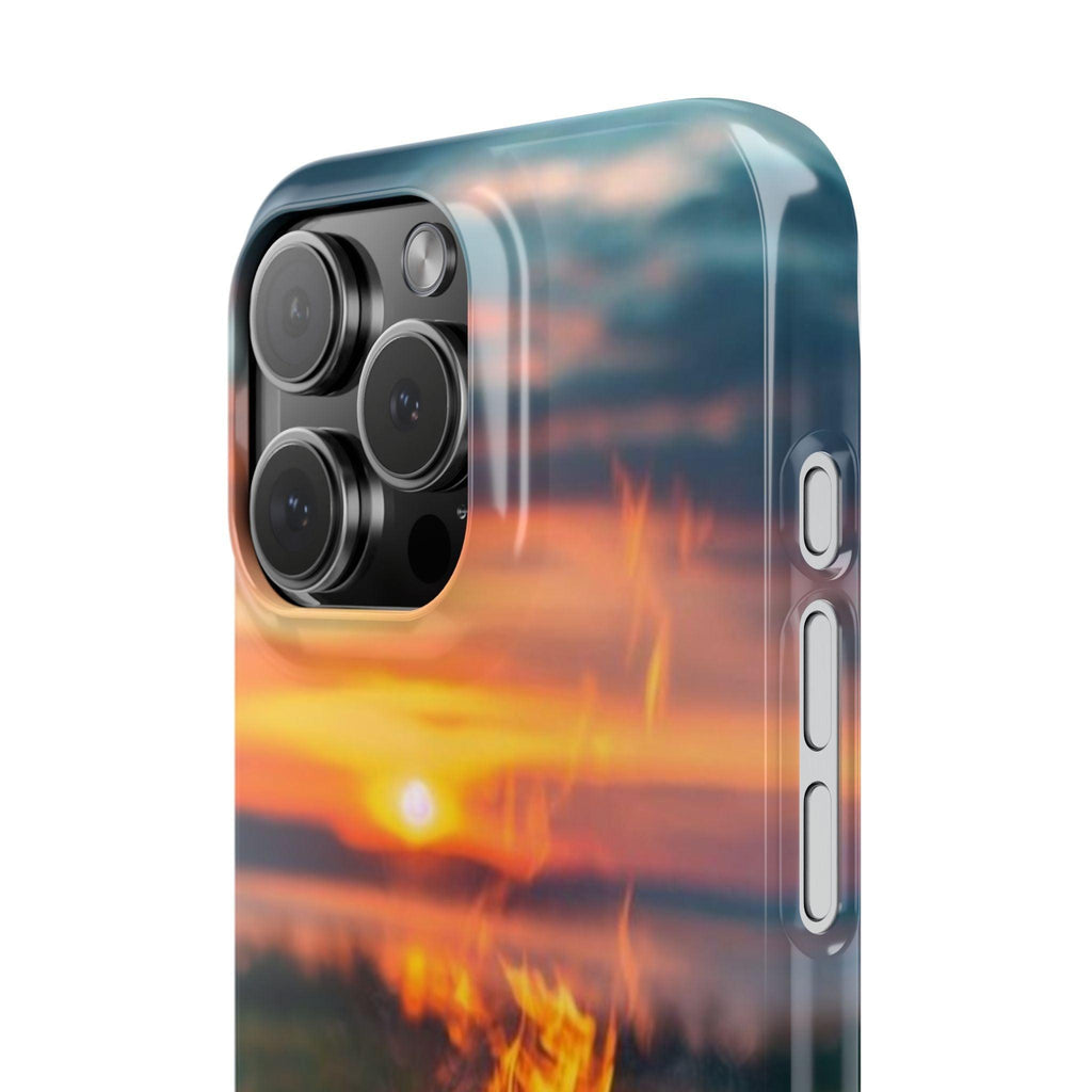 Woodland Fire Phone Case – Warmth of Nature’s Blaze on Your Device
