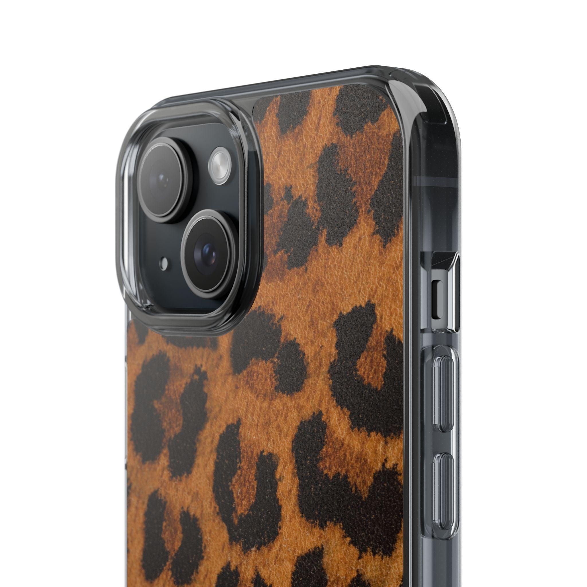 Clear Cases Cheeta Print
