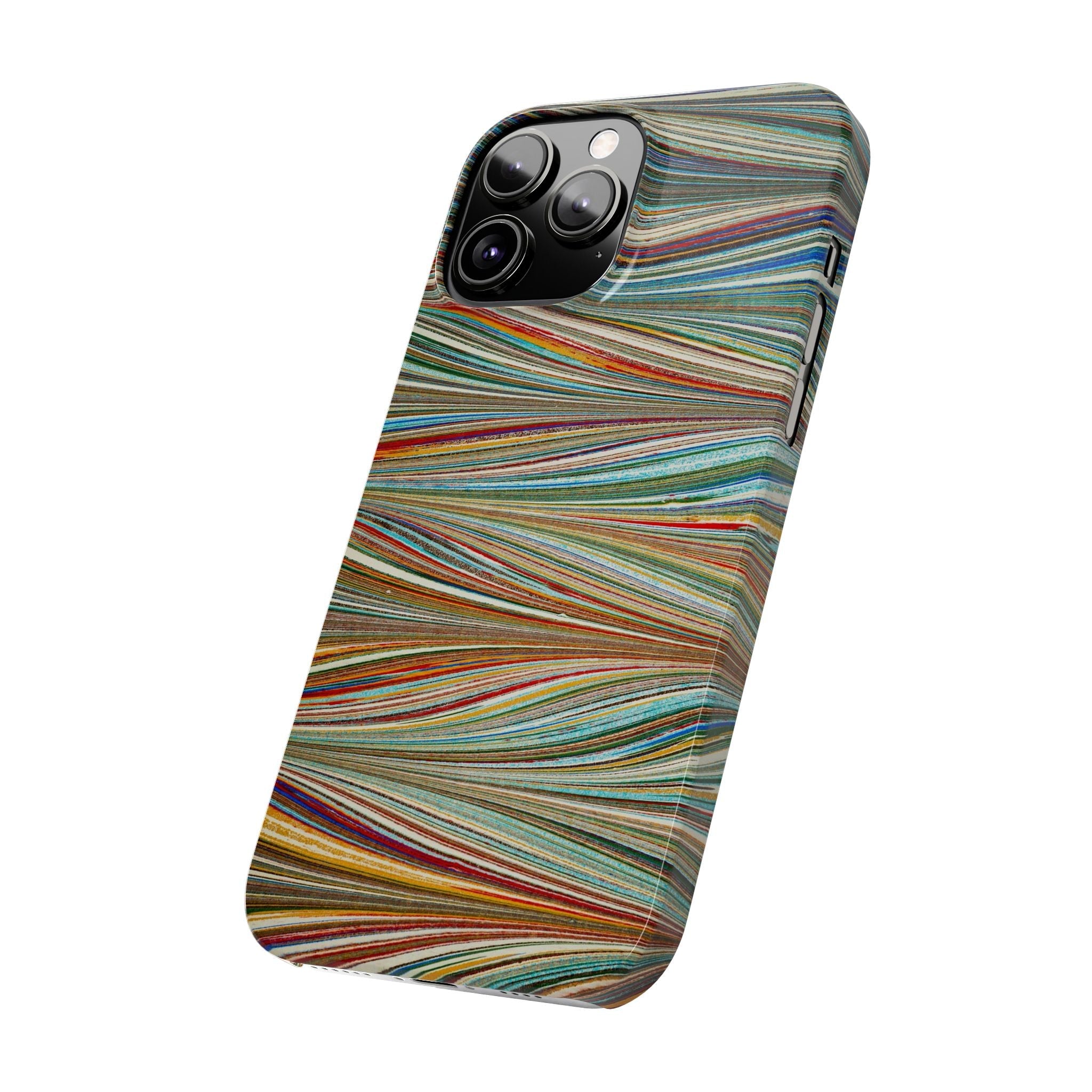 Florentine Multi-Colored Marbled Phone Case