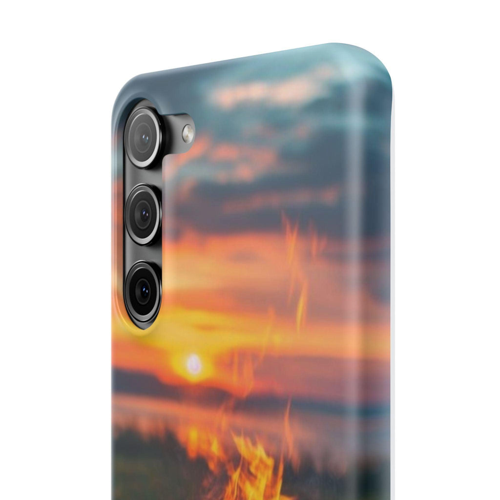 Woodland Fire Phone Case – Warmth of Nature’s Blaze on Your Device
