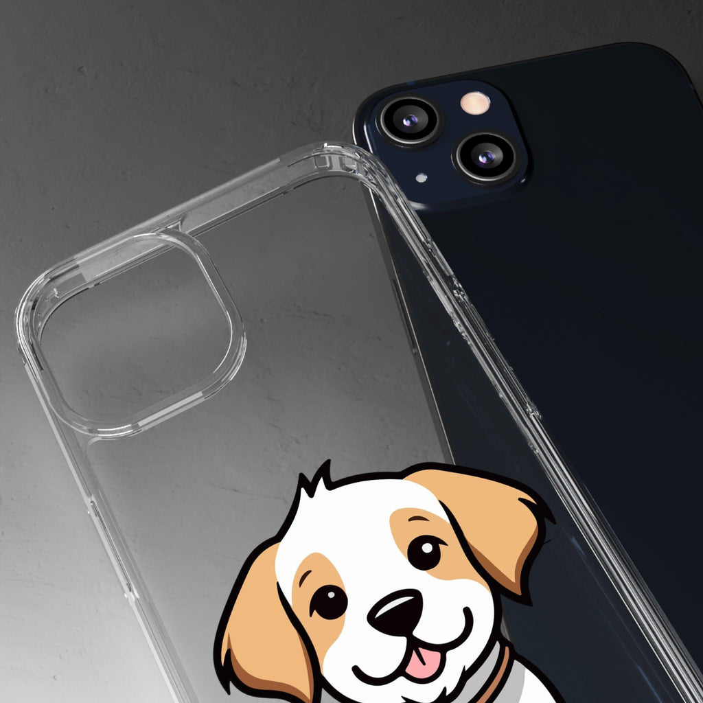 Clear Cases With Dog Printed