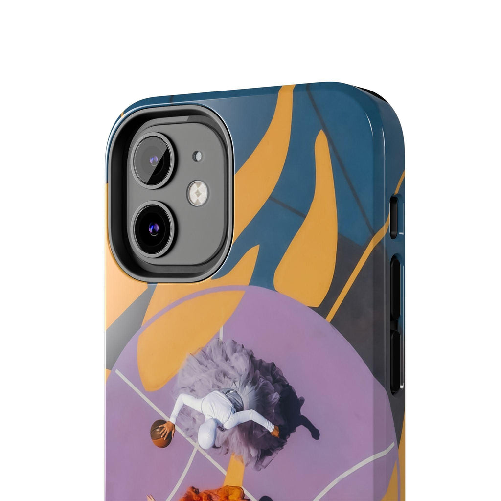 Two Womens Play basket ball Tough Phone Cases