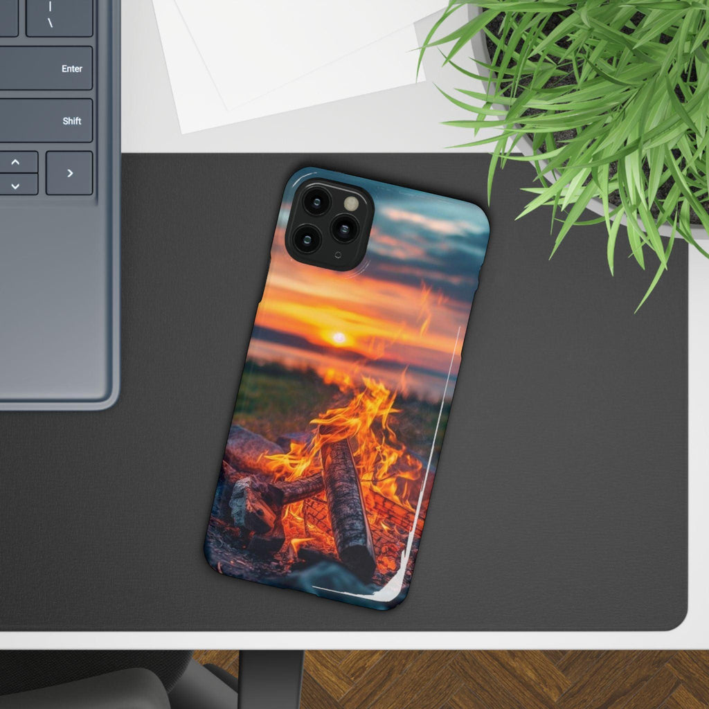 Woodland Fire Phone Case – Warmth of Nature’s Blaze on Your Device