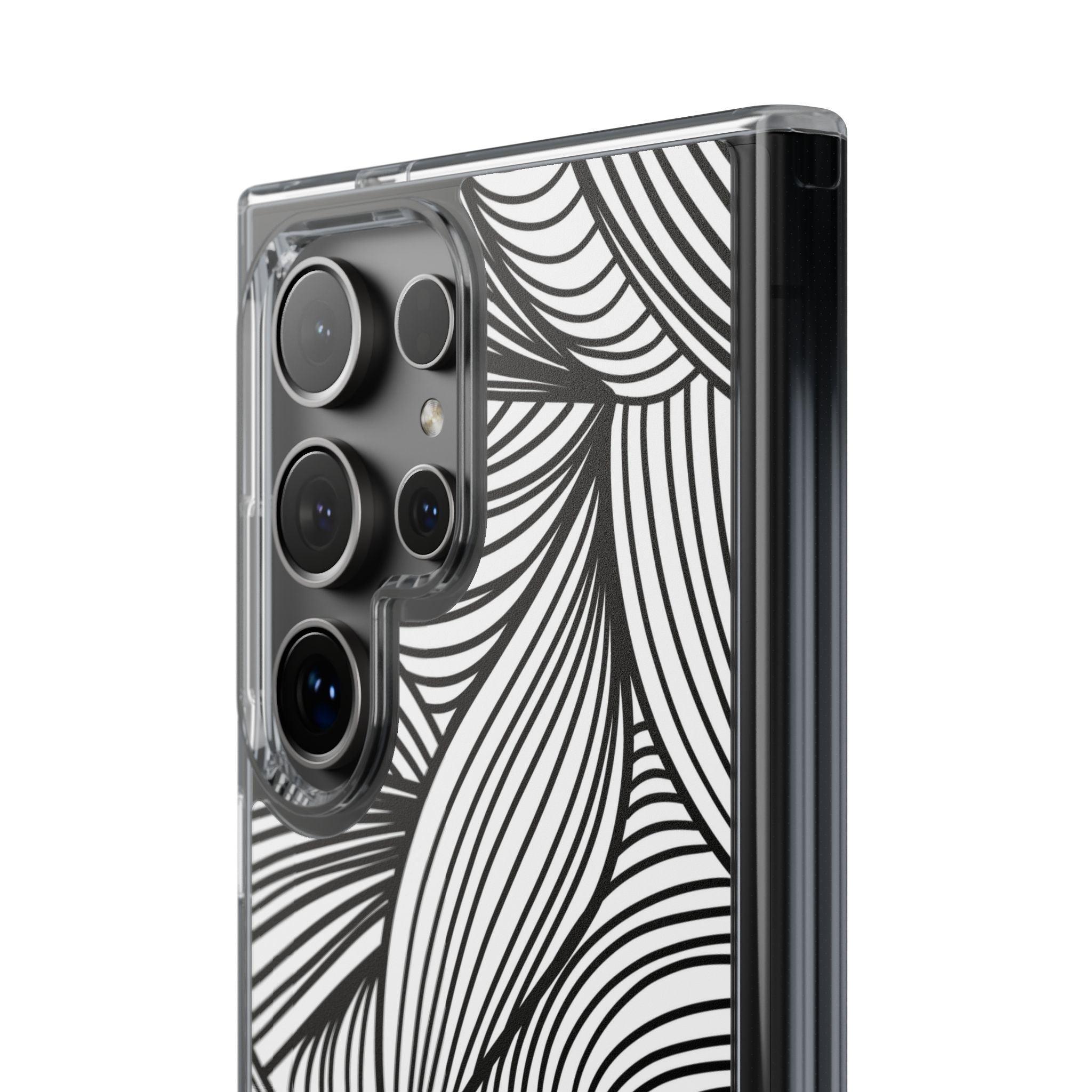 Black and White Illusion Clear Cases