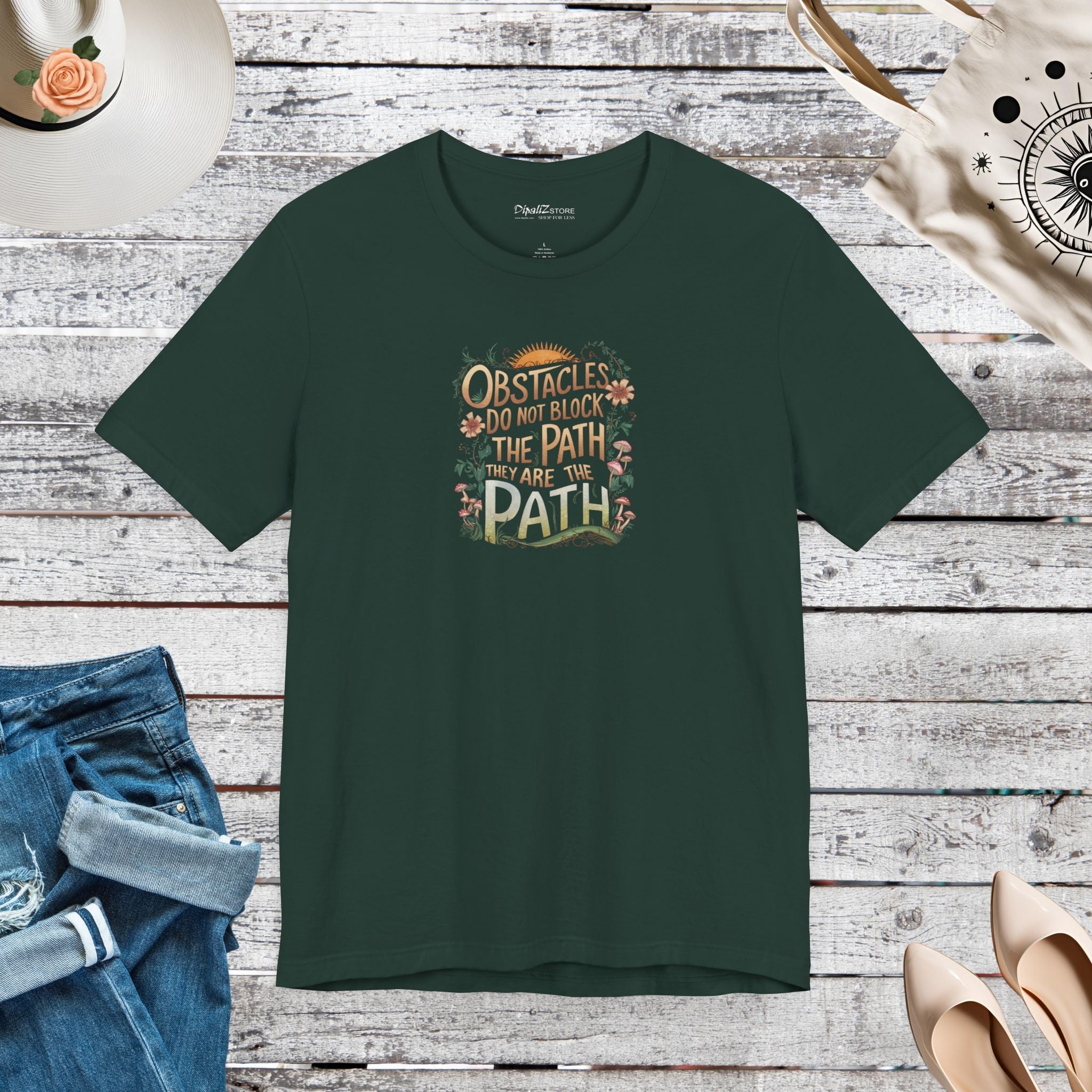 Unisex Jersey Short Sleeve Tee - Eye-Catching Print - DipaliZ