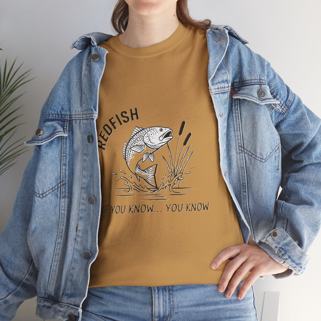 Fishing Red Fish T-Shirt — Vintage Angler Tee