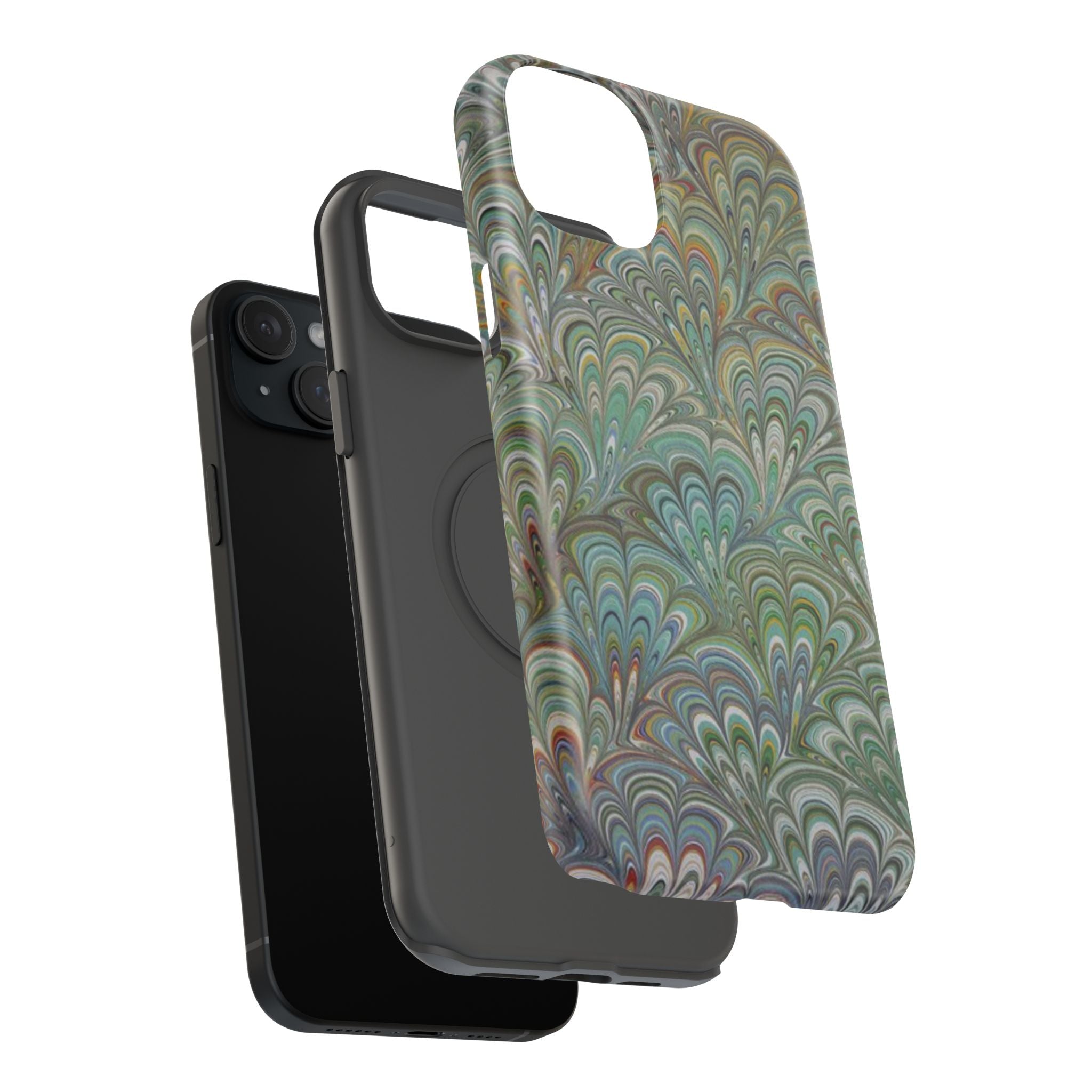 Italian Peacock Green Highly Durable Phone Case for Apple + Samsung