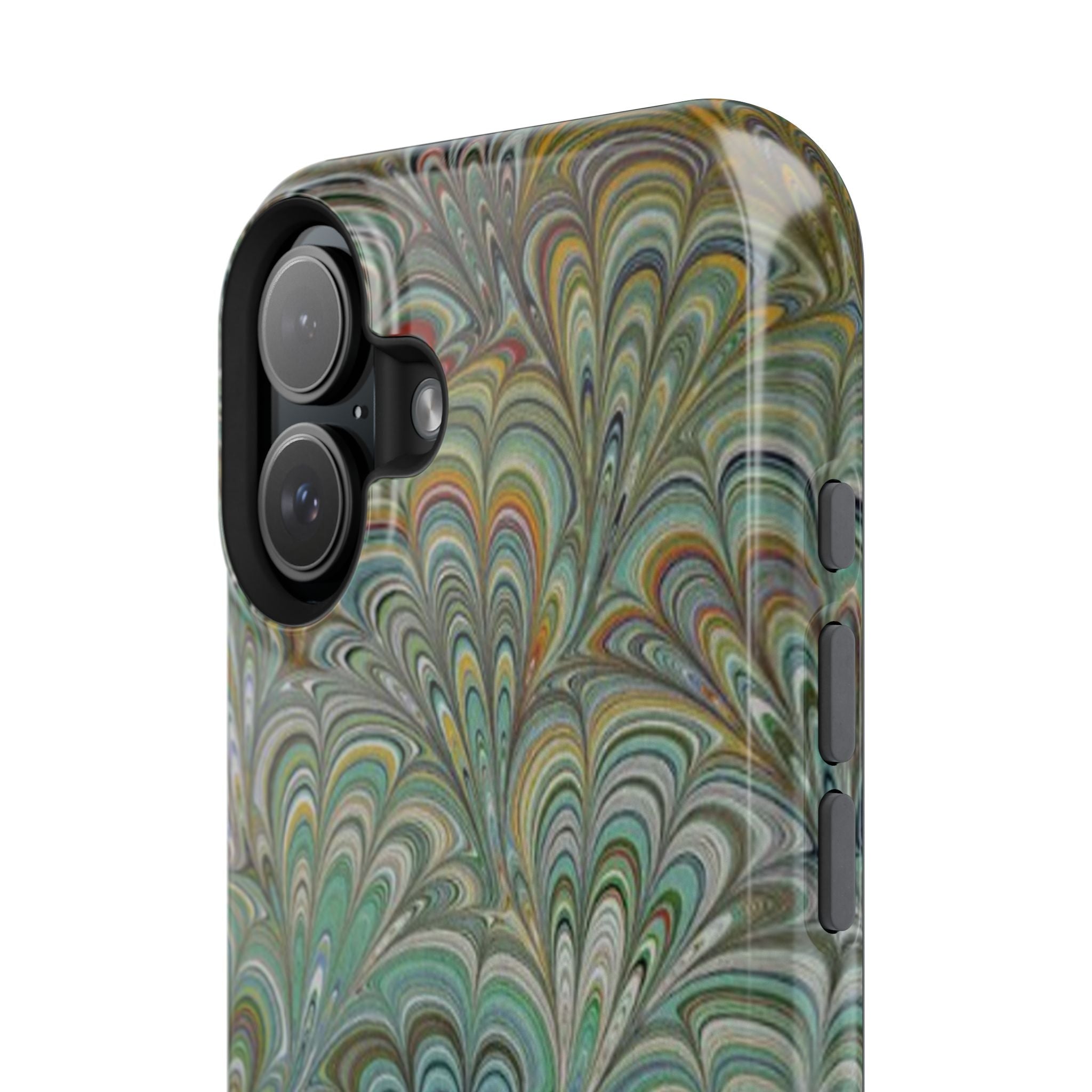 Italian Peacock Green Highly Durable Phone Case for Apple + Samsung