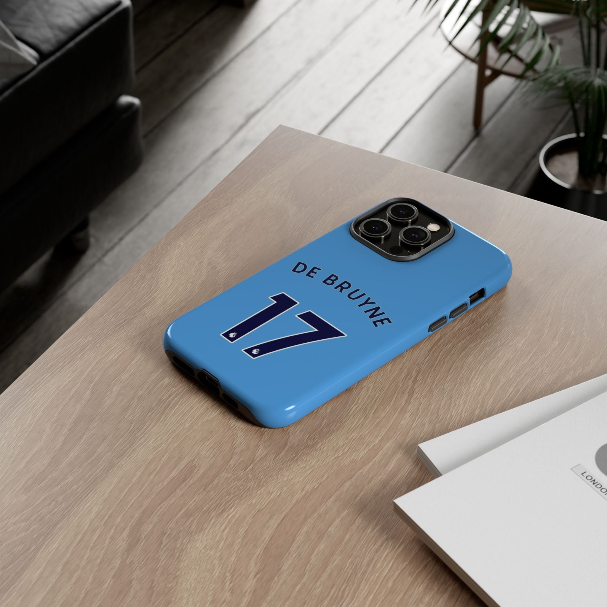 Kevin De Bruyne VisionGuard – Enhanced Protection & Sleek Design | Fits iPhone 8–16 Pro Max & Galaxy S10–S25 Ultra