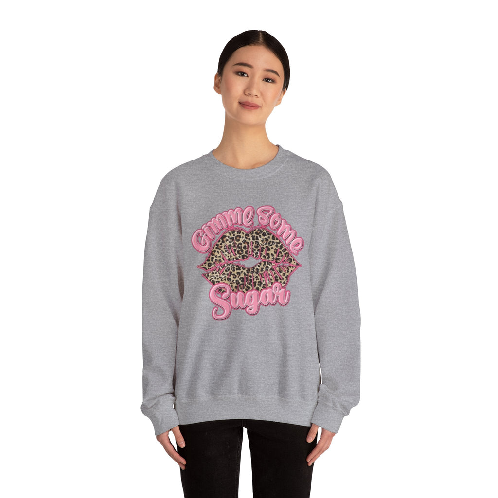 Gimme Some Sugar Leopard Lips Crewneck Sweatshirt