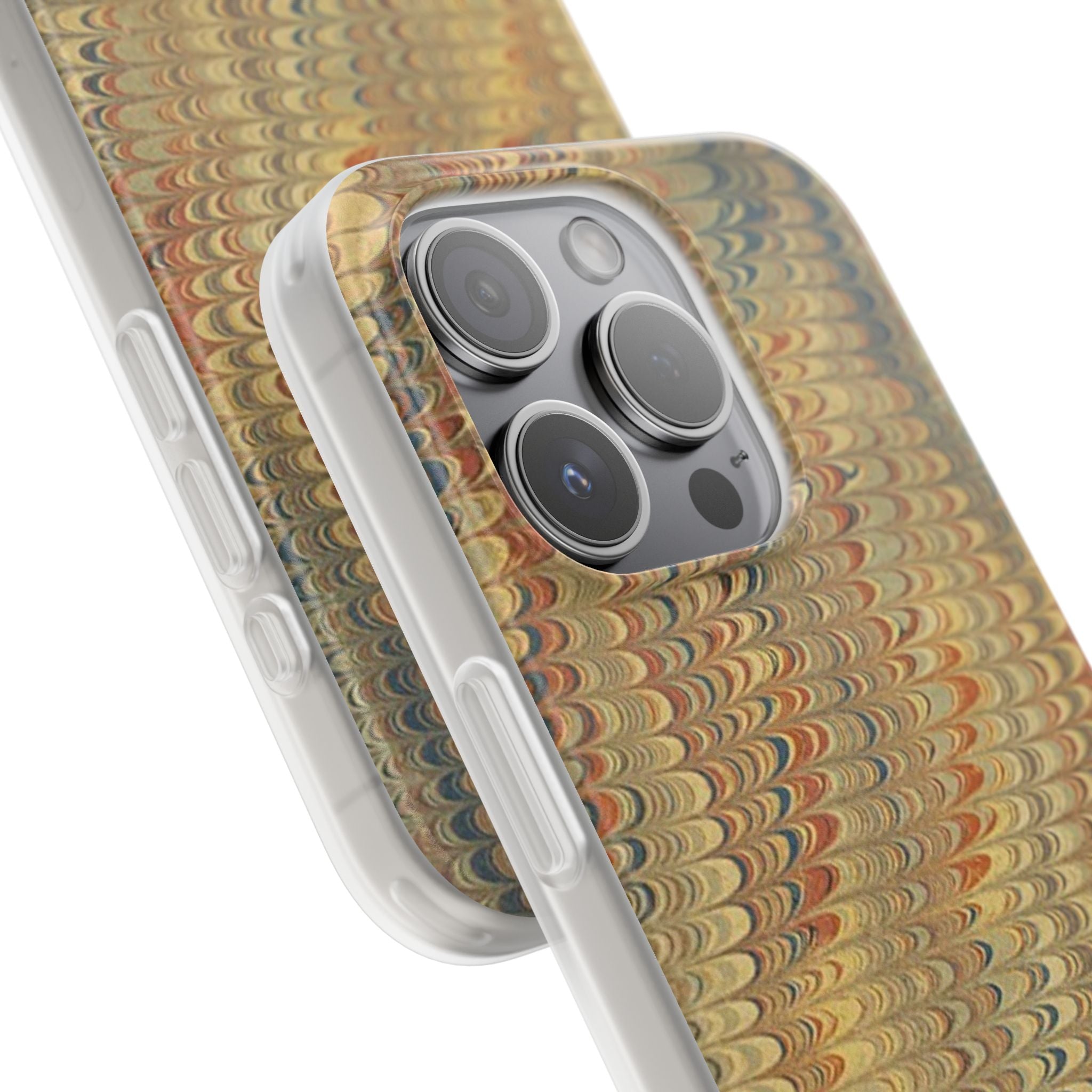 Golden Fall Neutrals Italian Marbled Design Stylish Phone Cases
