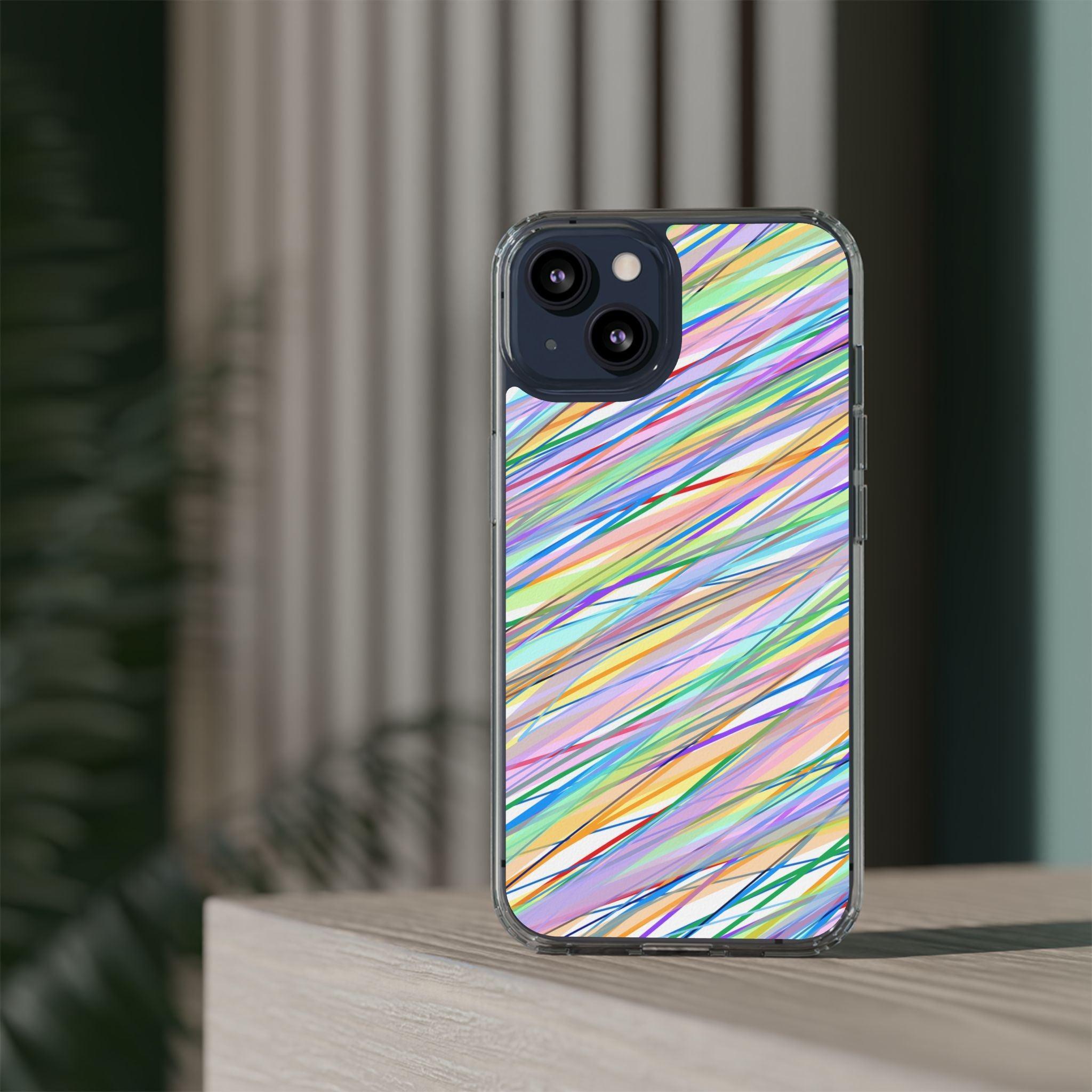 Threads Of Colors Clear Case