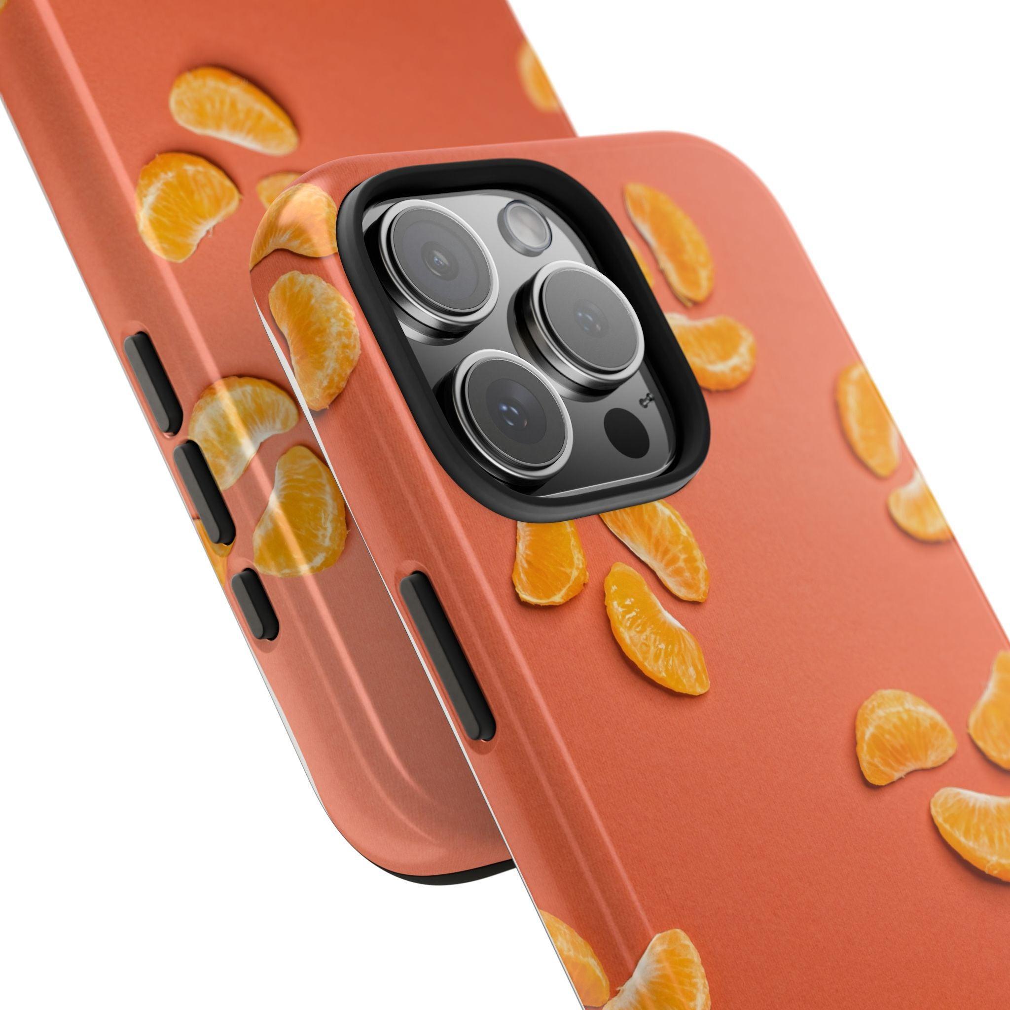 Peal Oranges printed Tough Phone Cases