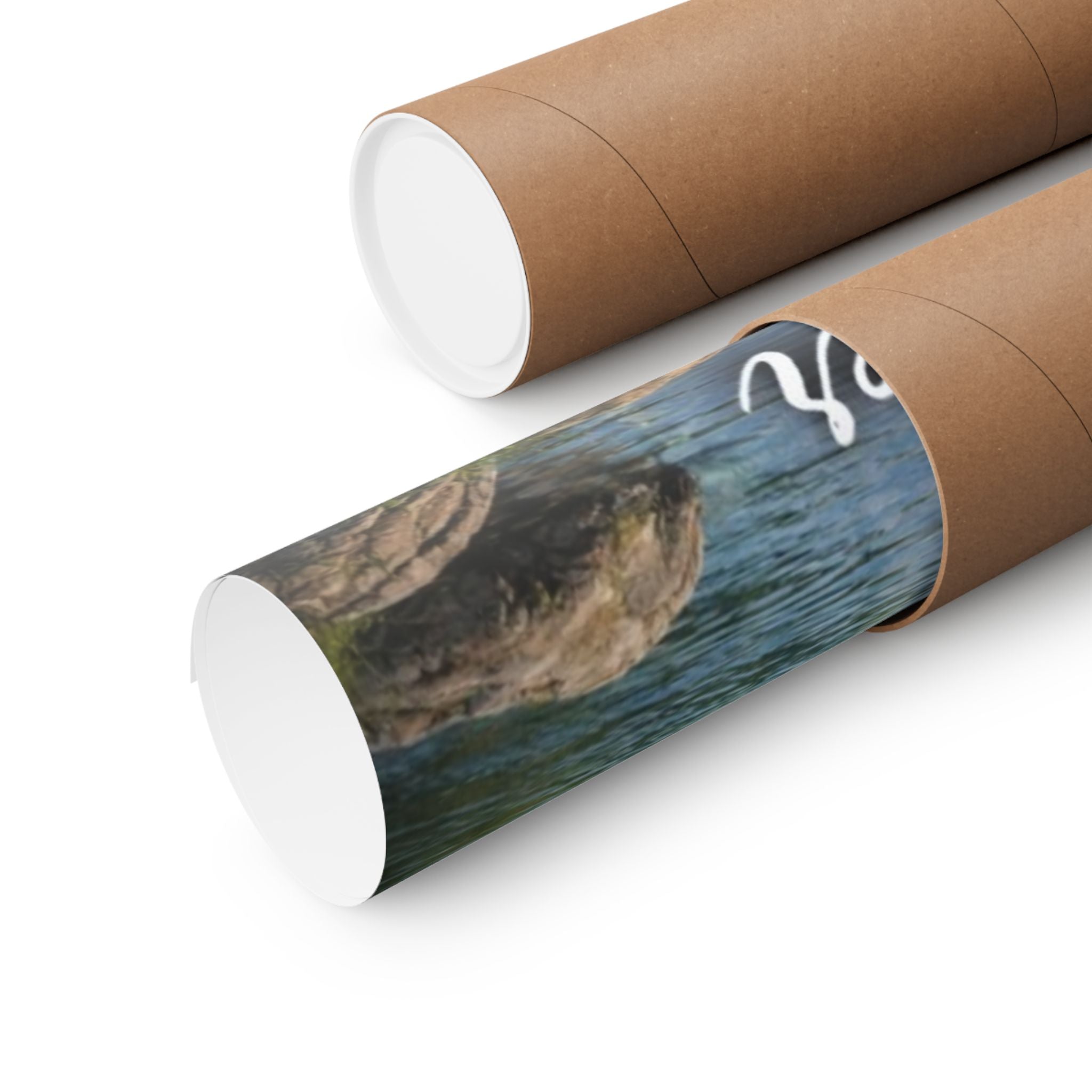 Matte Poster — "Life Is Better at the River" Scenic Lake Wall Art