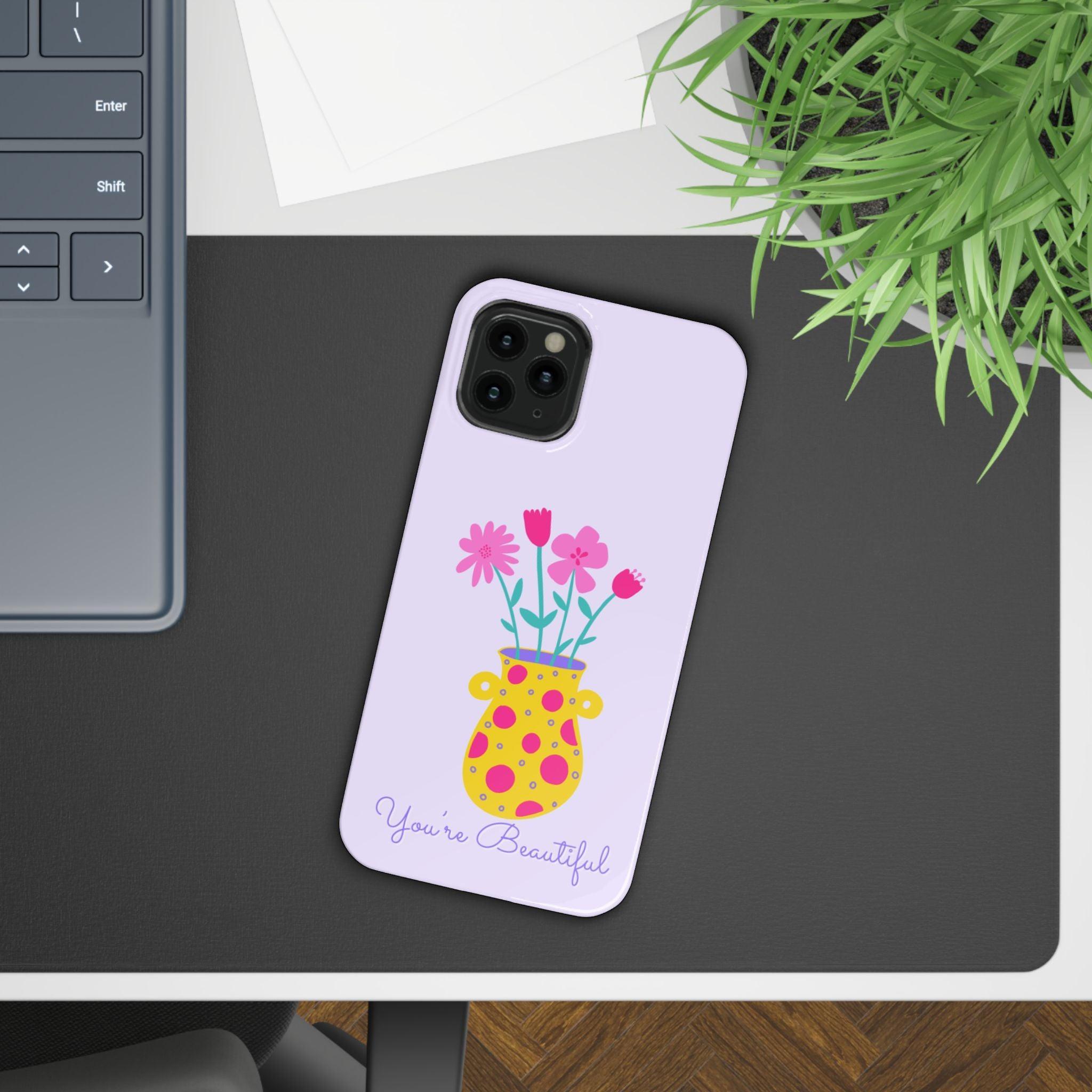 Floral Pot Phone Case – Bloom with Style Everywhere You Go