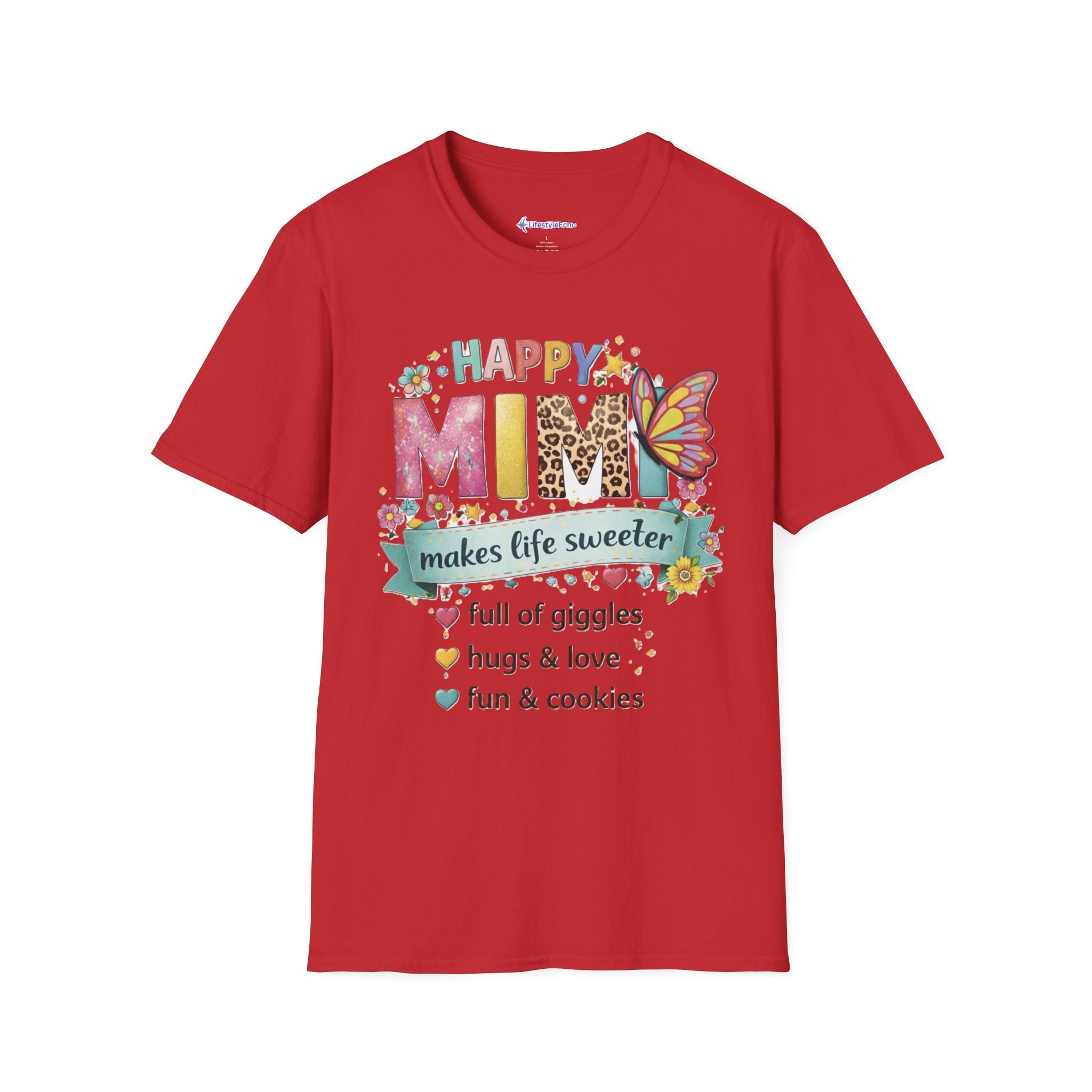 Happy Mimi T-Shirt – "Mimi Makes Life Sweeter" Grandma Gift Tee