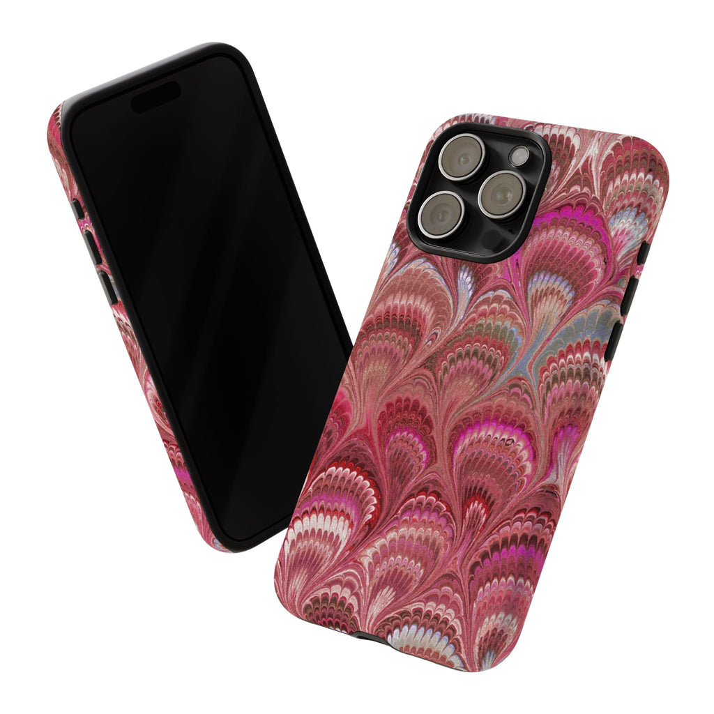 Shades of Pink Marbled Phone Case —  Dual Layer - Tough Protective Phone Cover