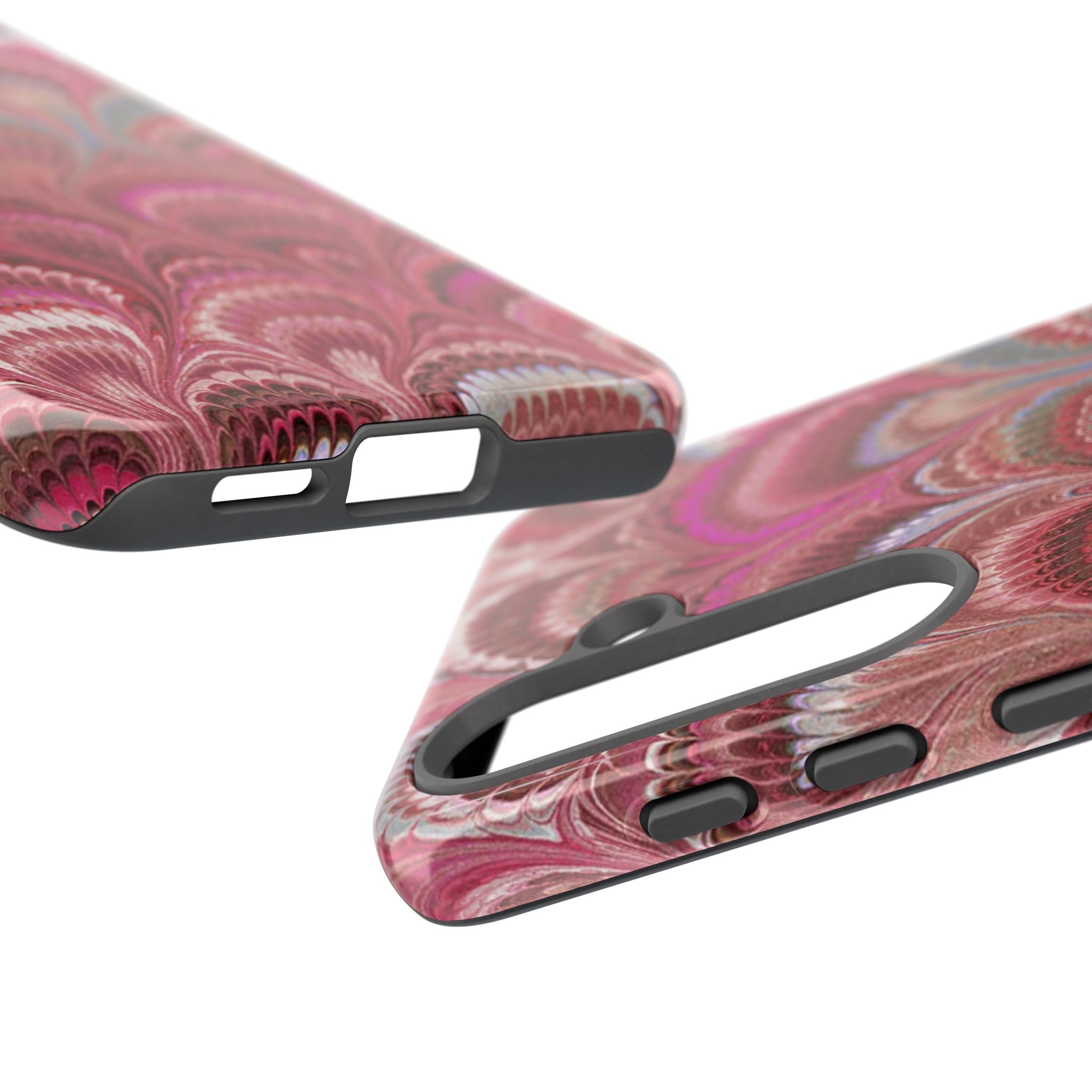 Shades of Pink Marbled Phone Case —  Dual Layer - Tough Protective Phone Cover