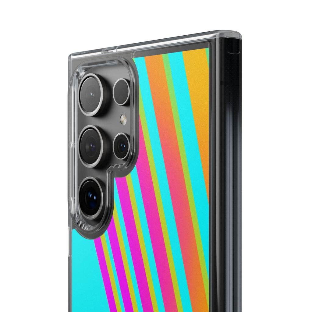 Abstract Pattern With Vibrant Color Clear Cases