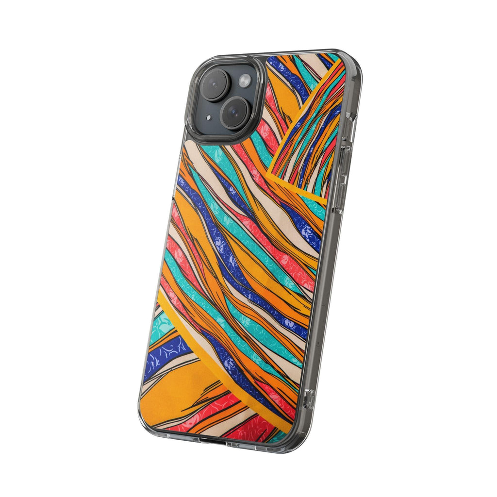 Clear Cases Stripes of  Powerful Colors