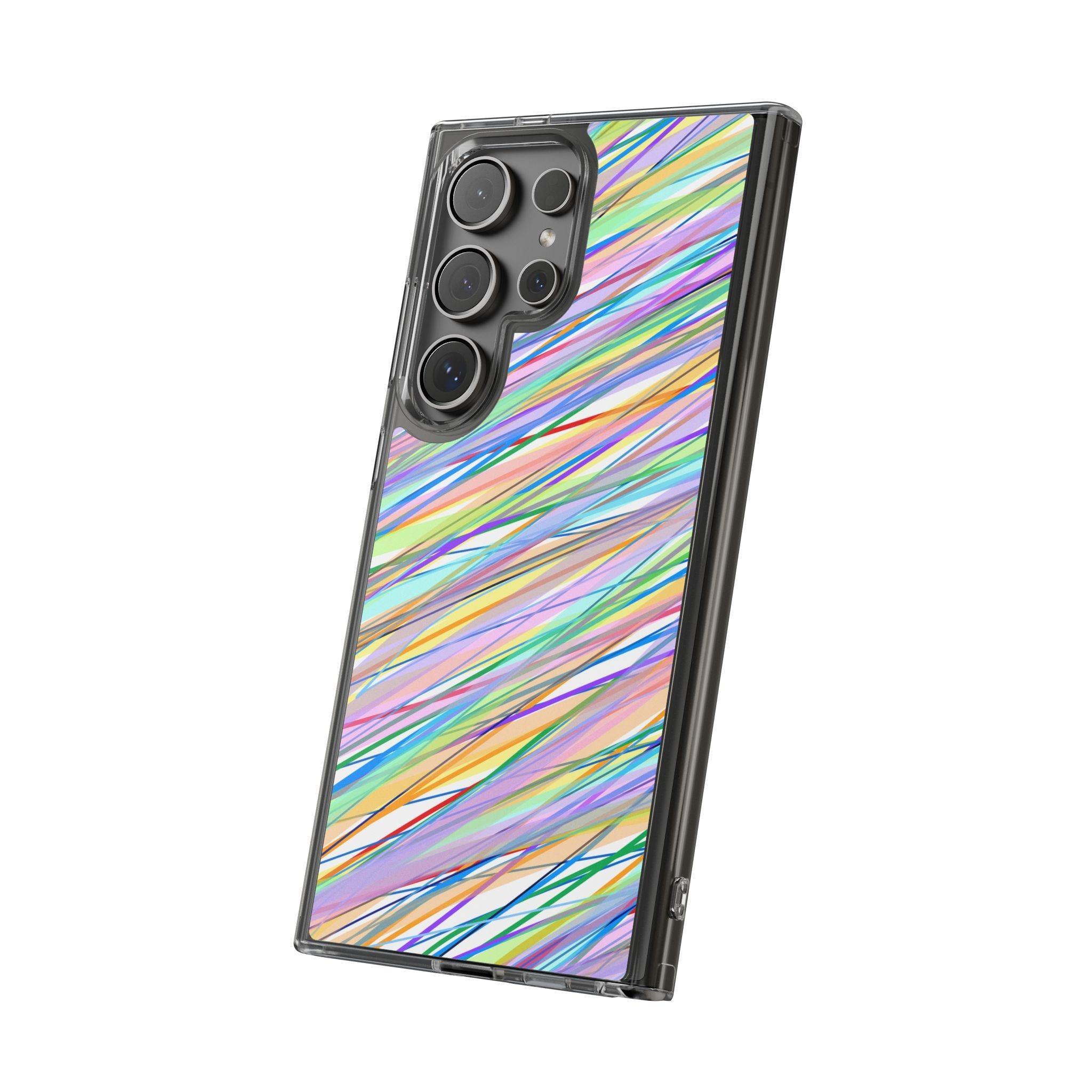 Threads Of Colors Clear Case