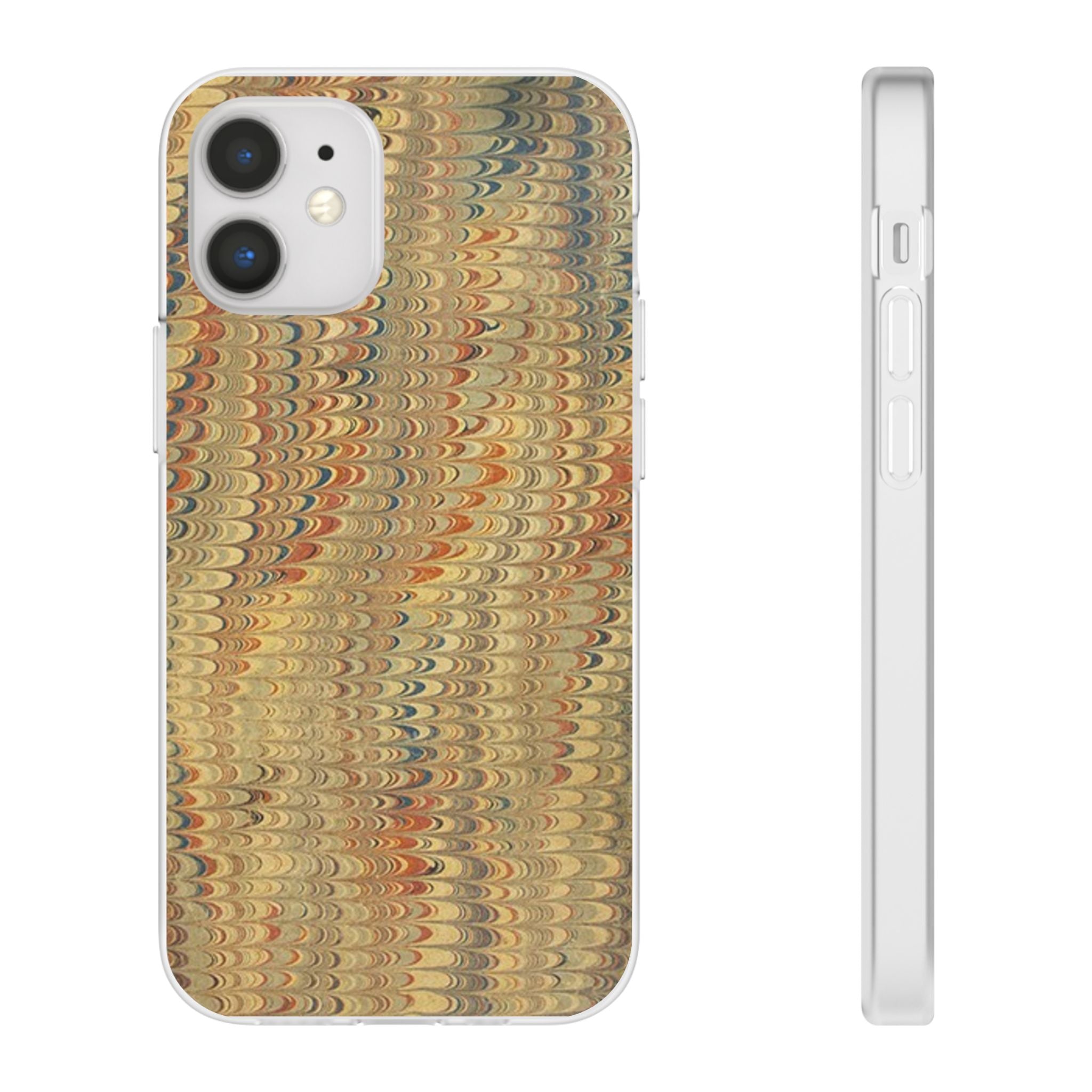 Golden Fall Neutrals Italian Marbled Design Stylish Phone Cases