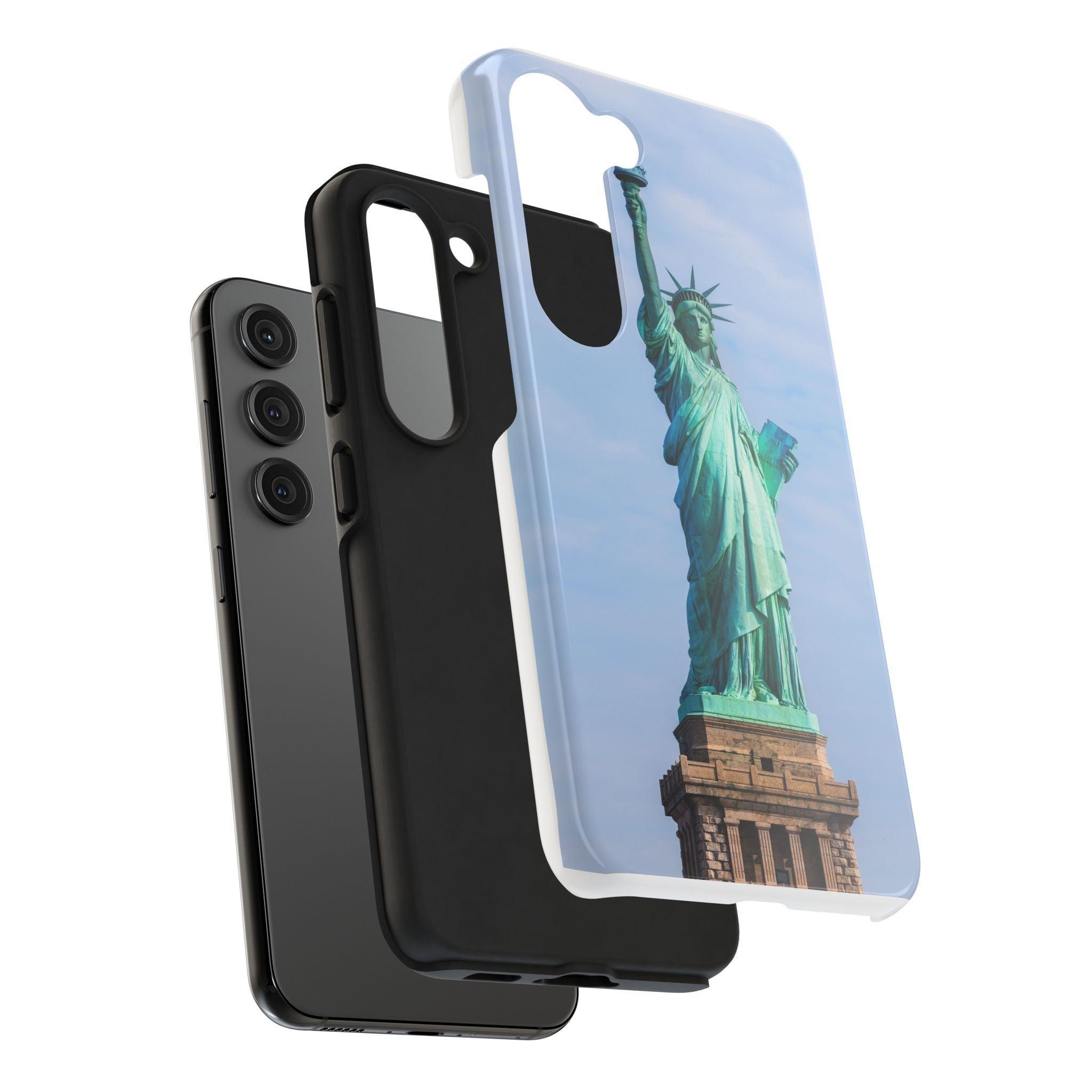 Statue of Liberty Printed Tough Phone Case - Iconic Freedom Design