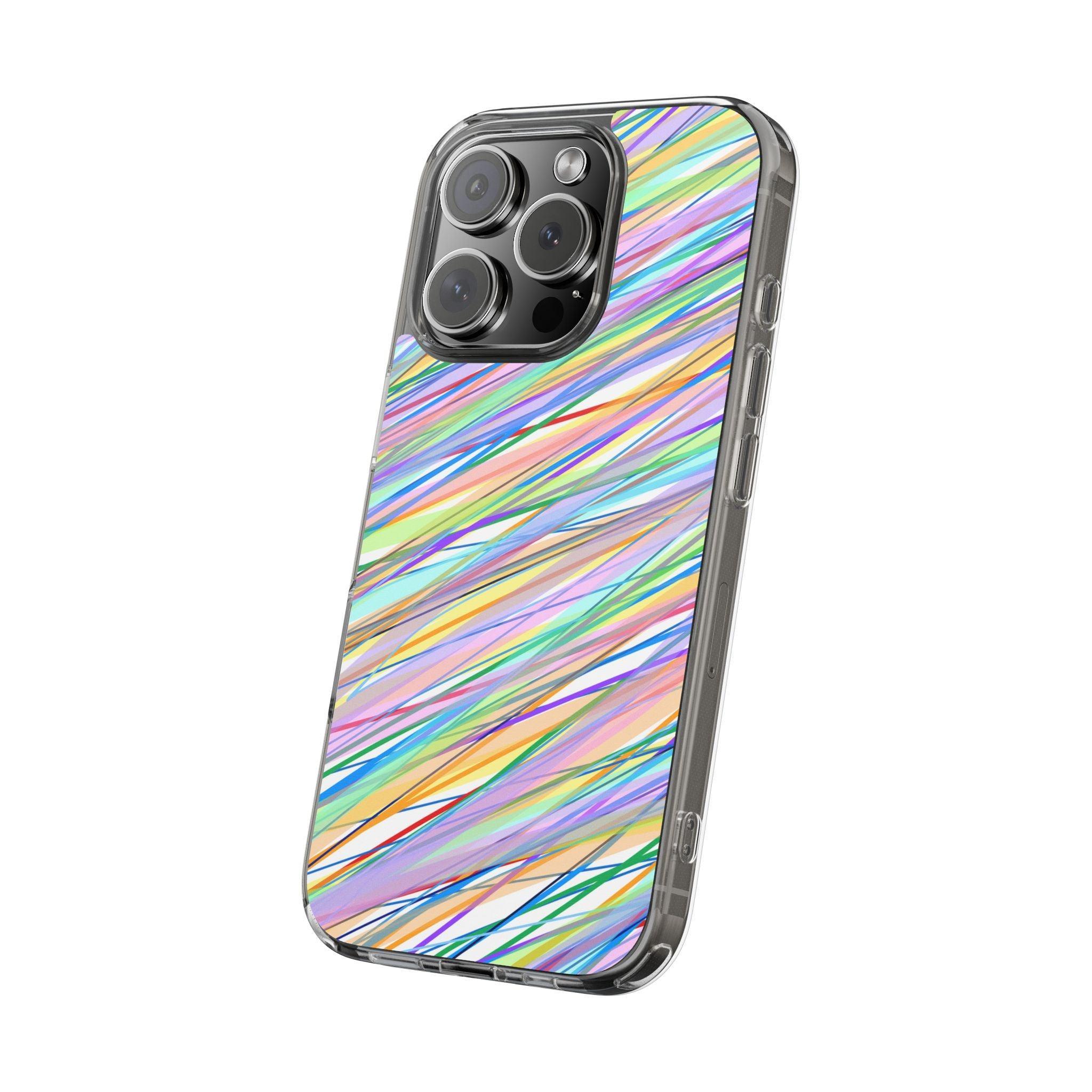 Threads Of Colors Clear Case
