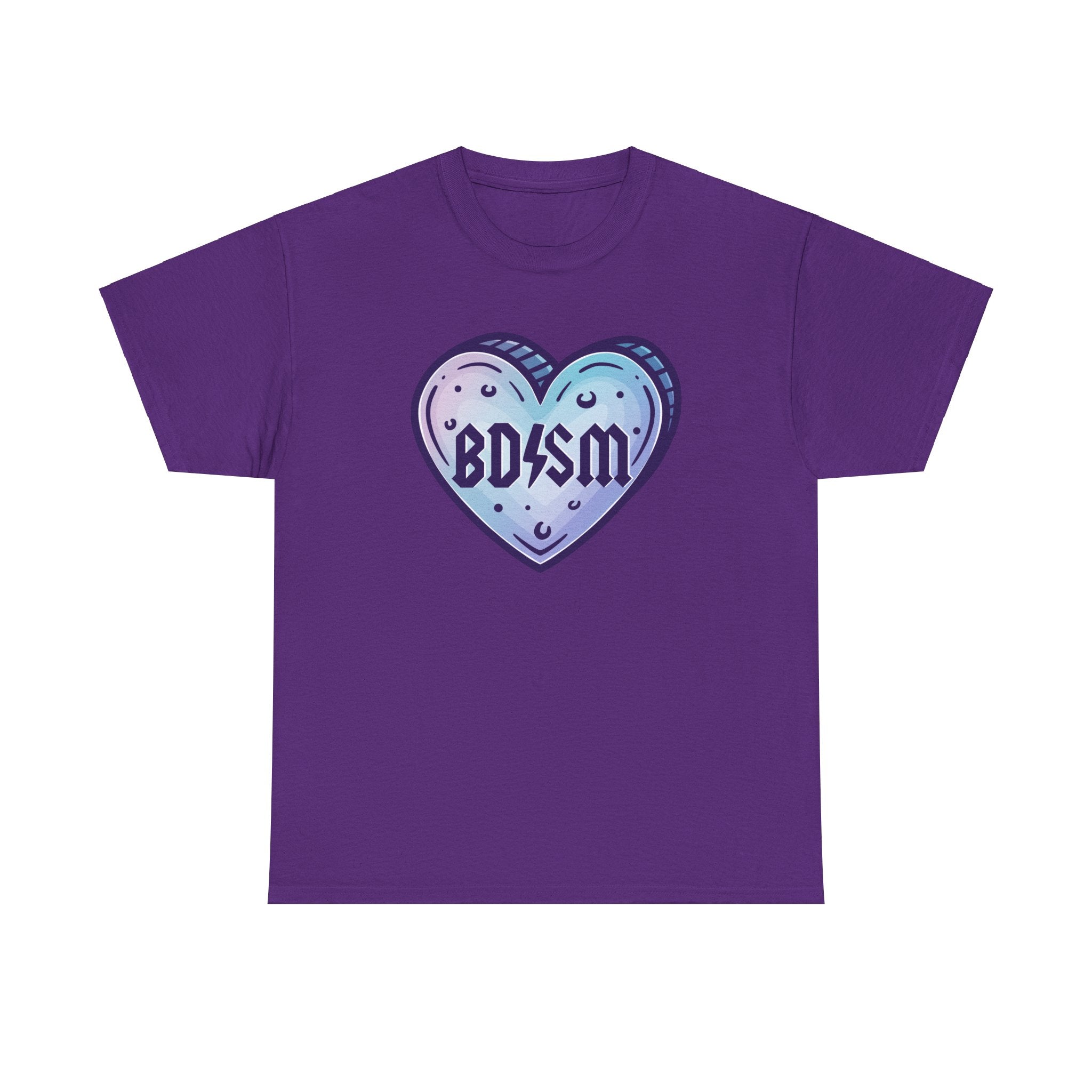 BDSM Rock Heart Unisex Heavy Cotton Tee